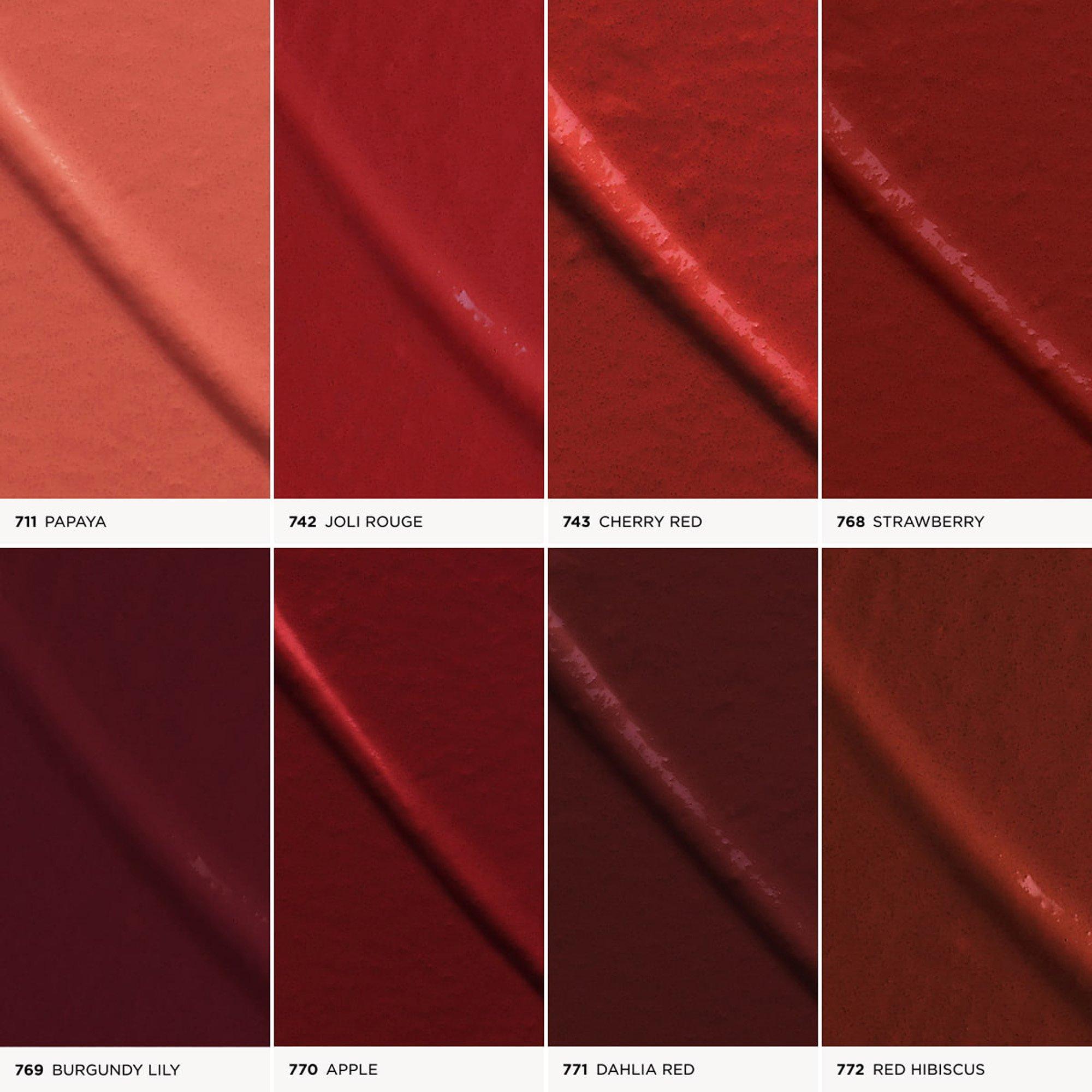 771 Dahlia Red - Clarins - Joli Rouge Satin Lipstick Refill - 6
