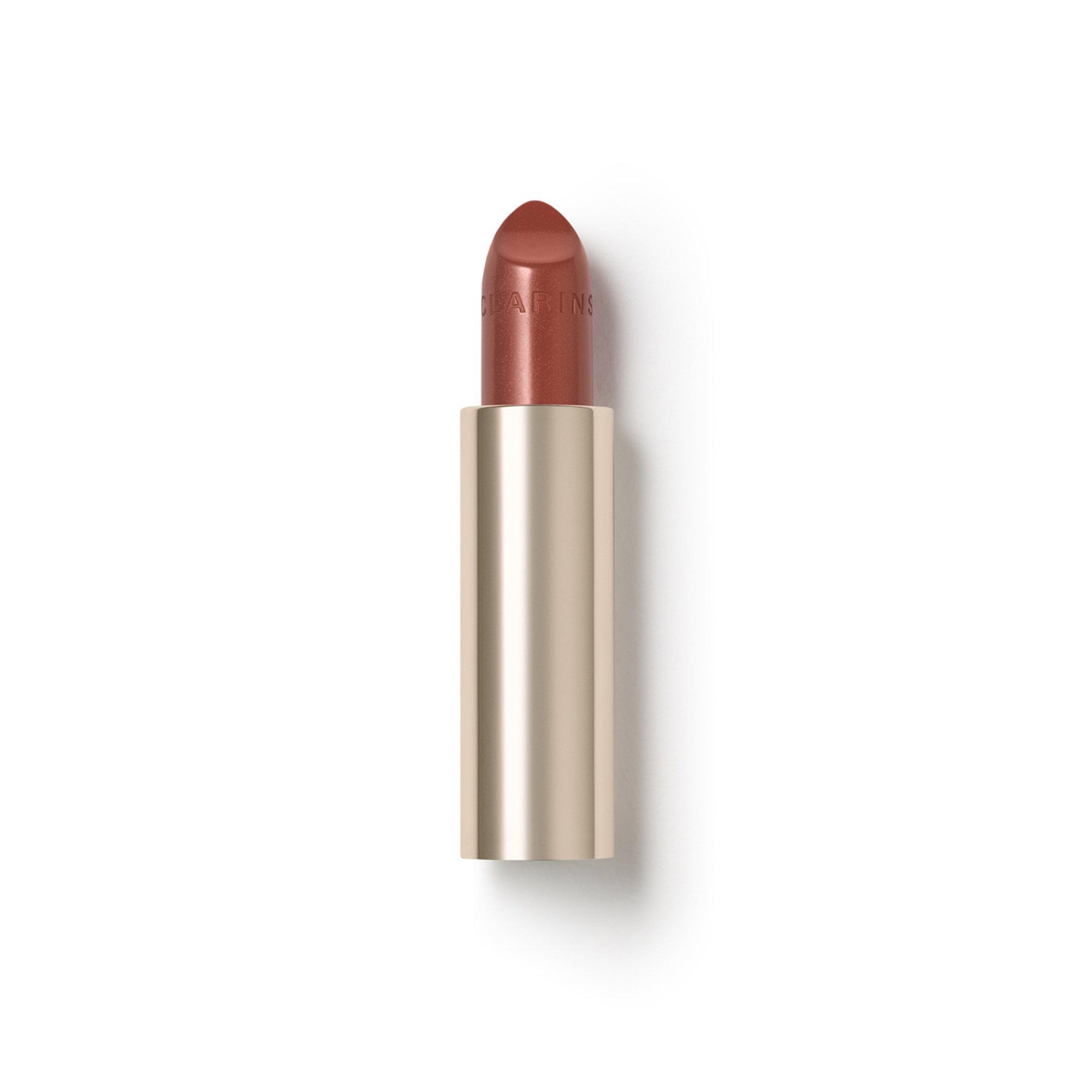 Clarins 757 - Nude Brick Joli Rouge Shine Lipstick Refill 3.5G - Image 4