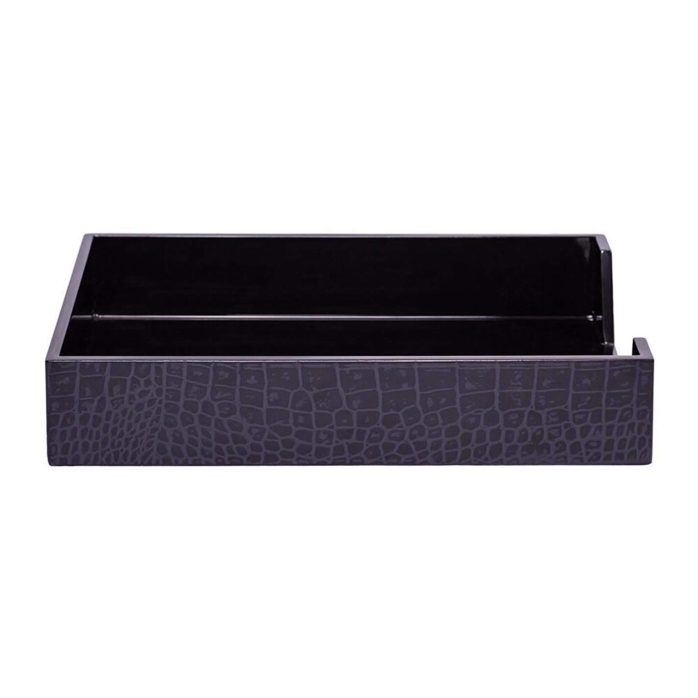 Black - Posh Trading Co. - PoshTradingCo Chelsea Paper Tray - 1