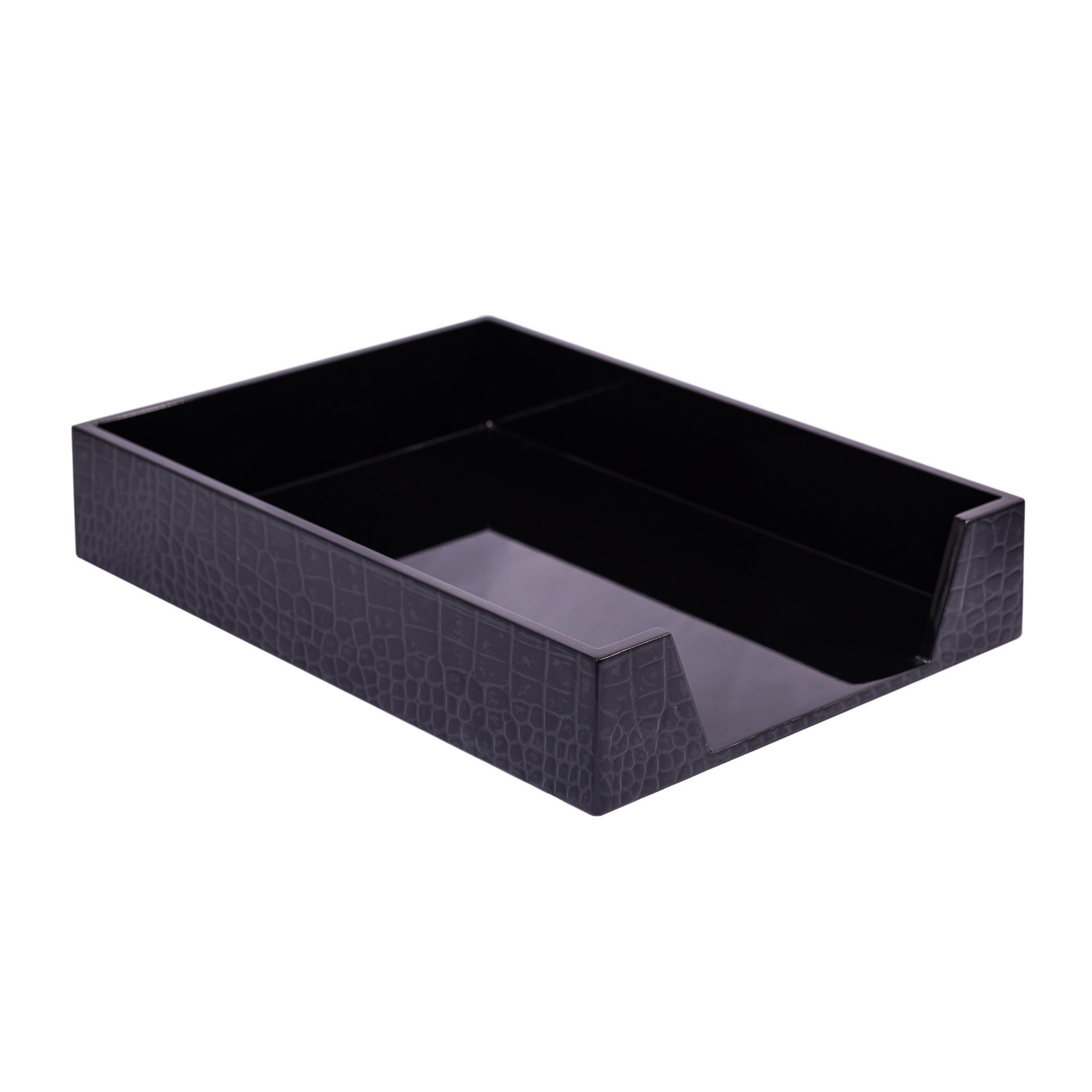 Black - Posh Trading Co. - Chelsea Paper Tray - 2