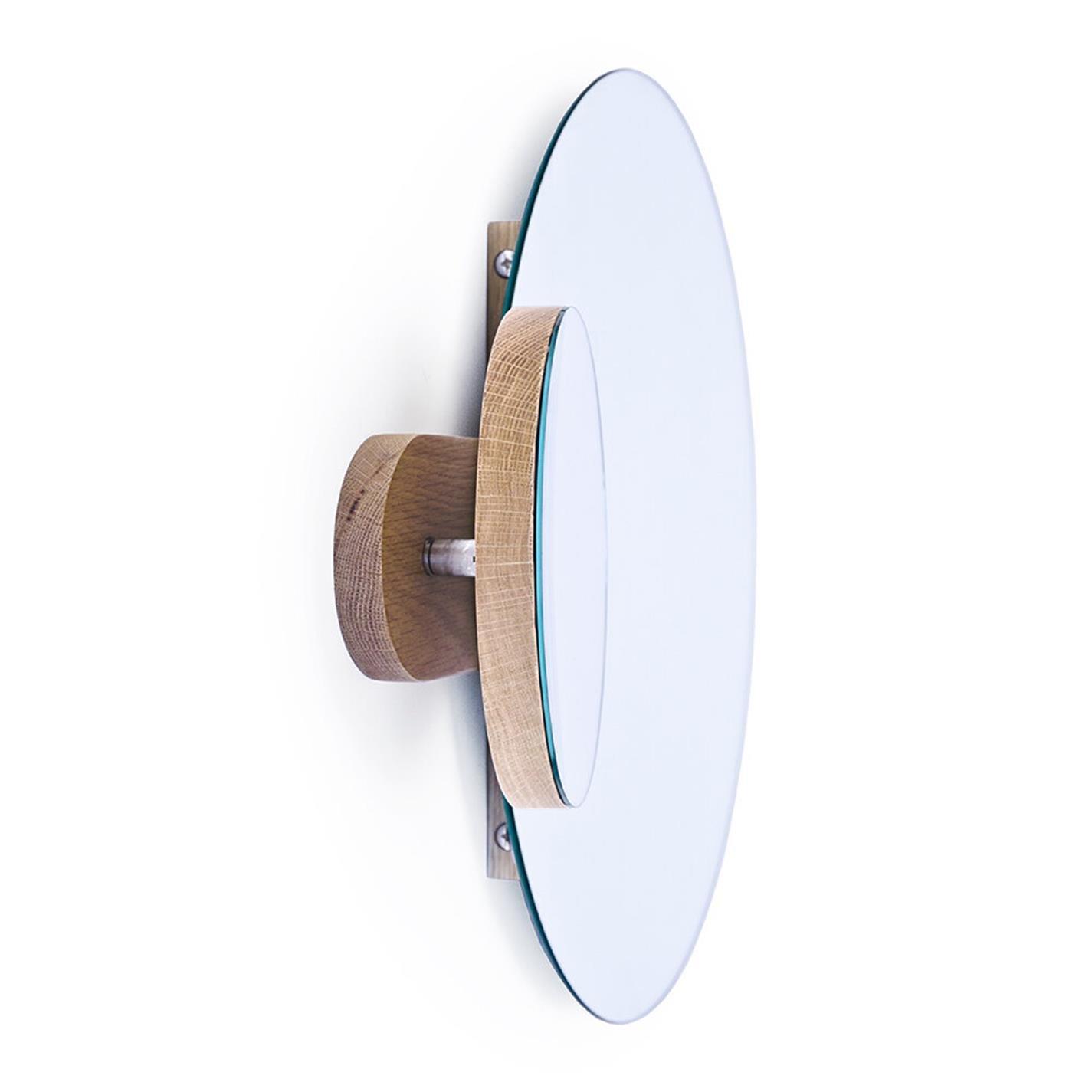 Oak - Wireworks - Eclipse Wall Mirror - 10