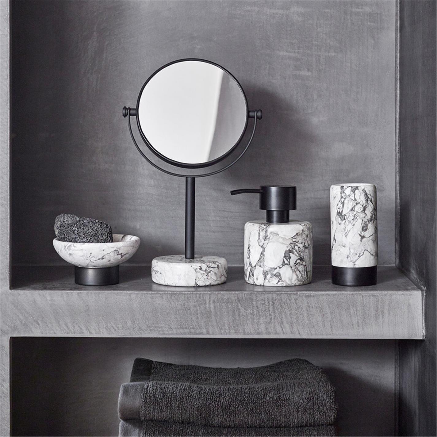 White - Aquanova - Nero Marble Mirror - 2