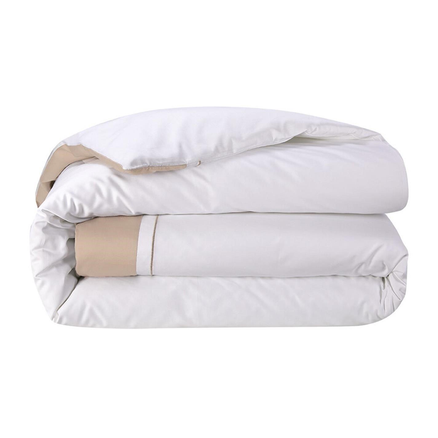 White - Yves Delorme - YvesDelorme Lutece Duvet Cover - Pierre - 2