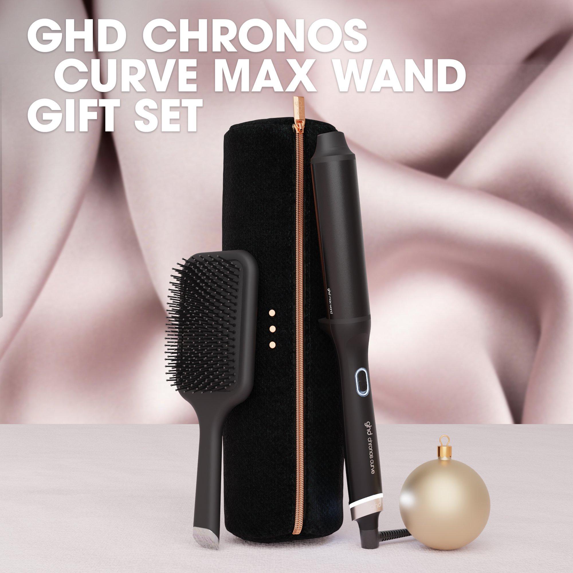 None - GHD - ghd Chronos Curve Max Wand Festive Gift Set (38mm Barrel) in Black - 2