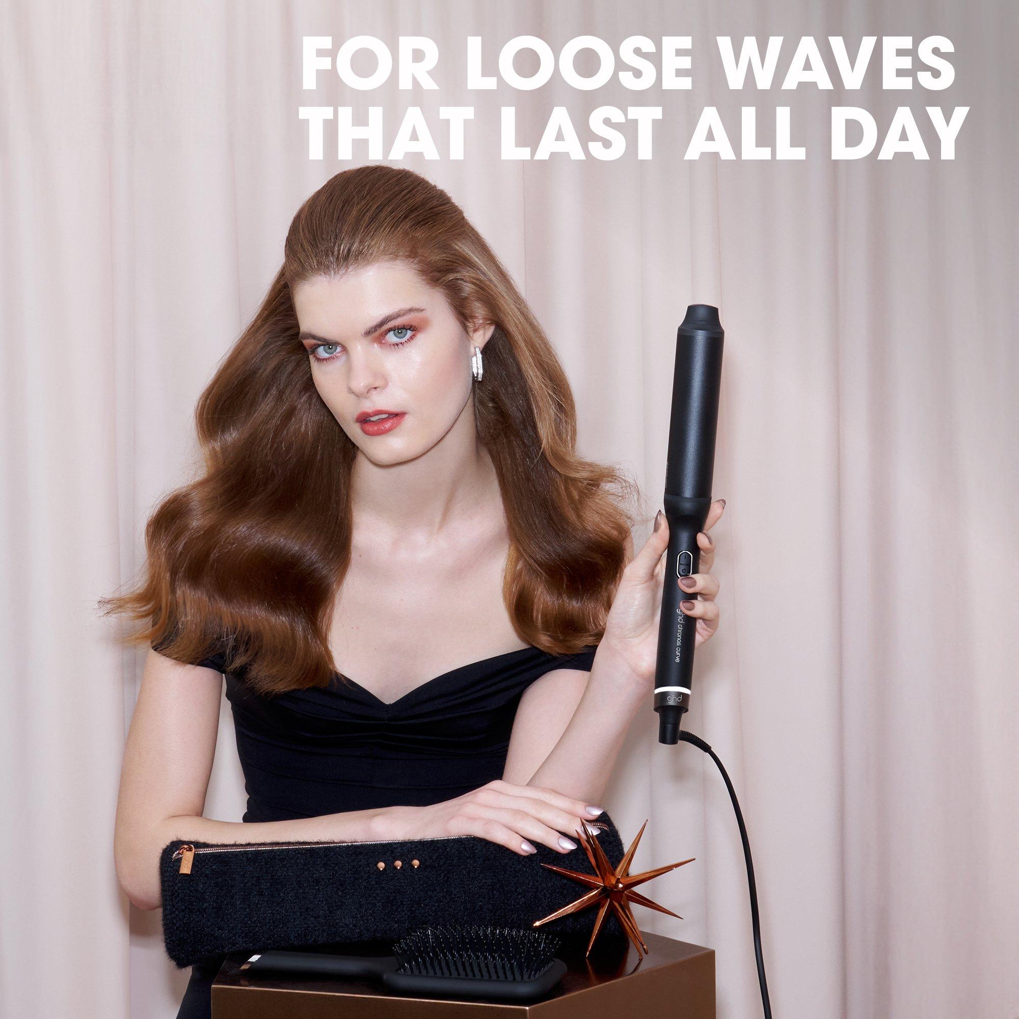 None - GHD - ghd Chronos Curve Max Wand Festive Gift Set (38mm Barrel) in Black - 3