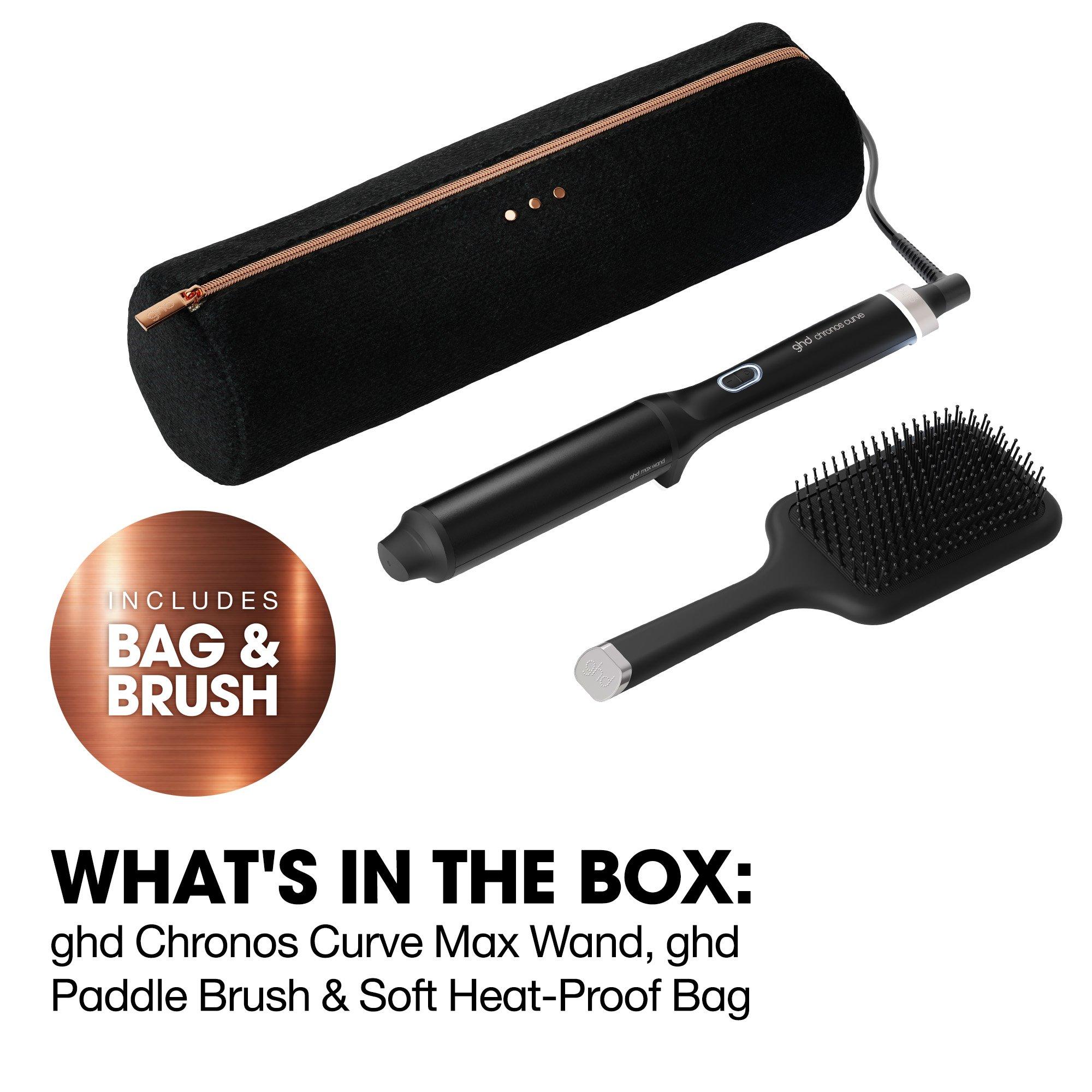 None - GHD - ghd Chronos Curve Max Wand Festive Gift Set (38mm Barrel) in Black - 5
