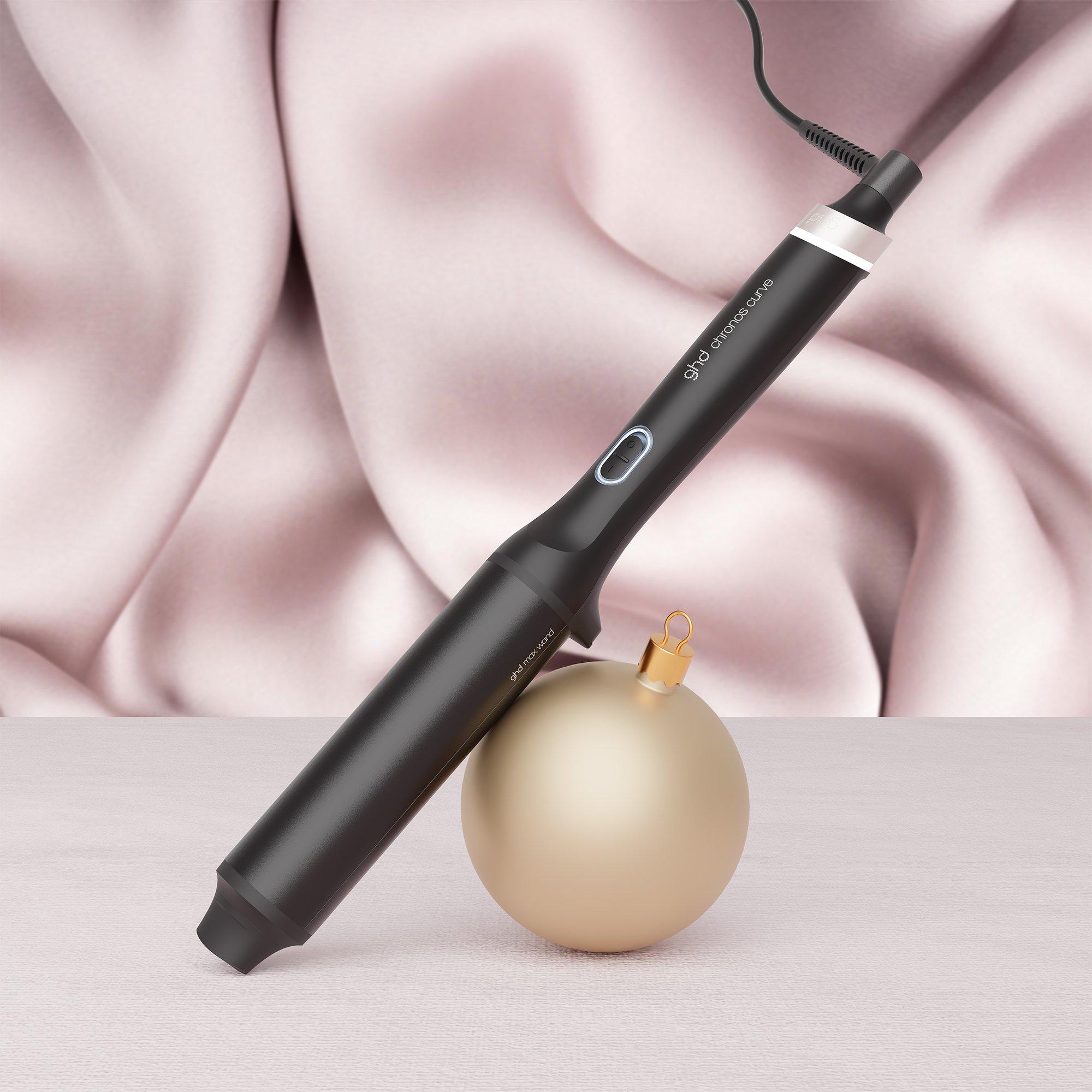 None - GHD - ghd Chronos Curve Max Wand Festive Gift Set (38mm Barrel) in Black - 7