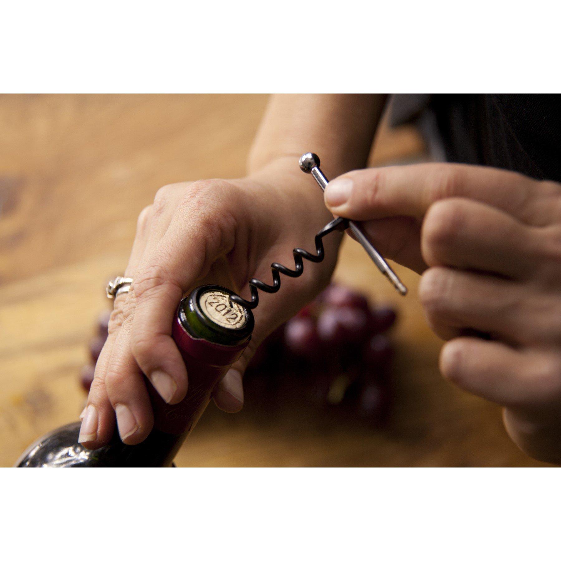 Silver - True - Twistick Corkscrew Keyring - 2