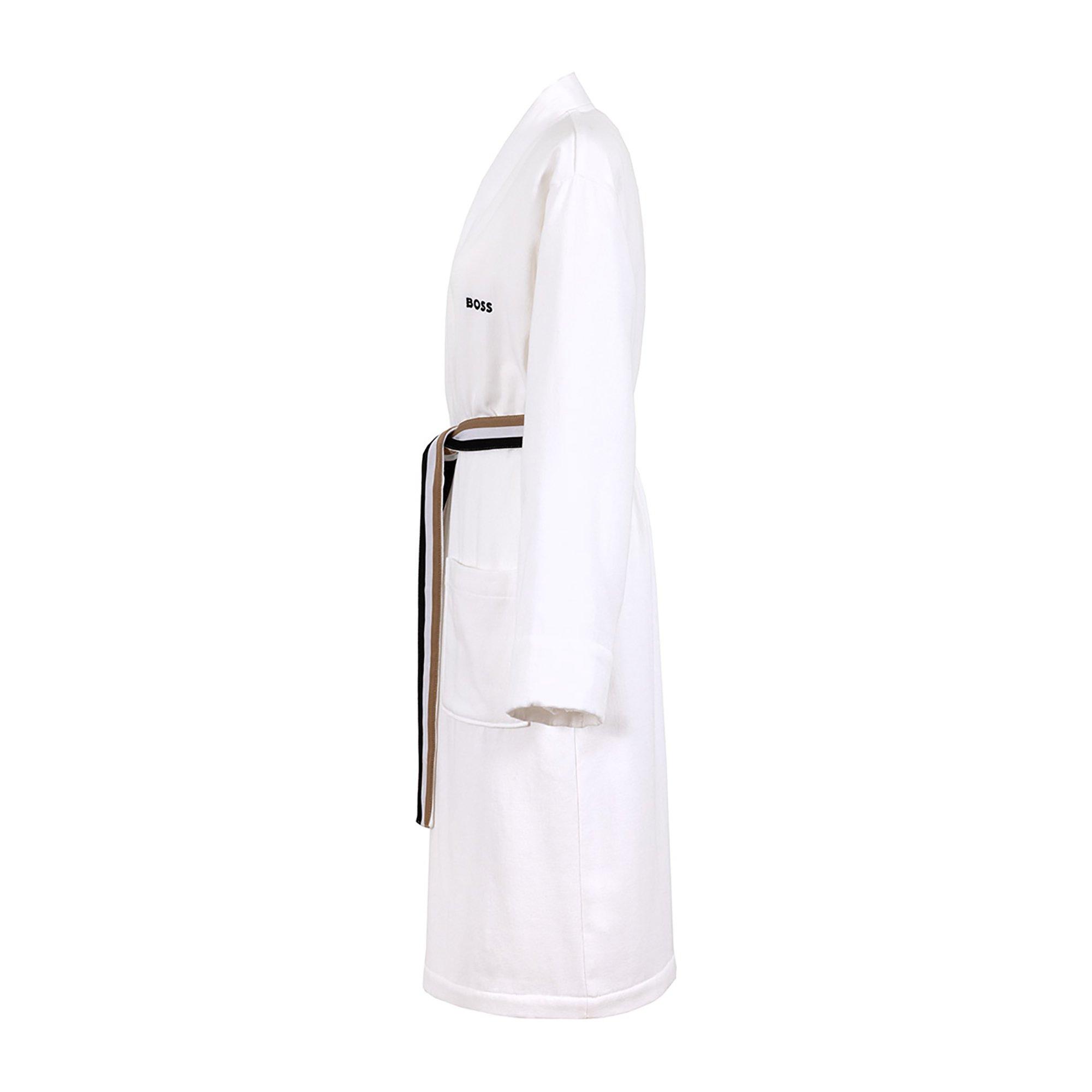 Weiß - Boss Home - Cotton Bathrobe - 8