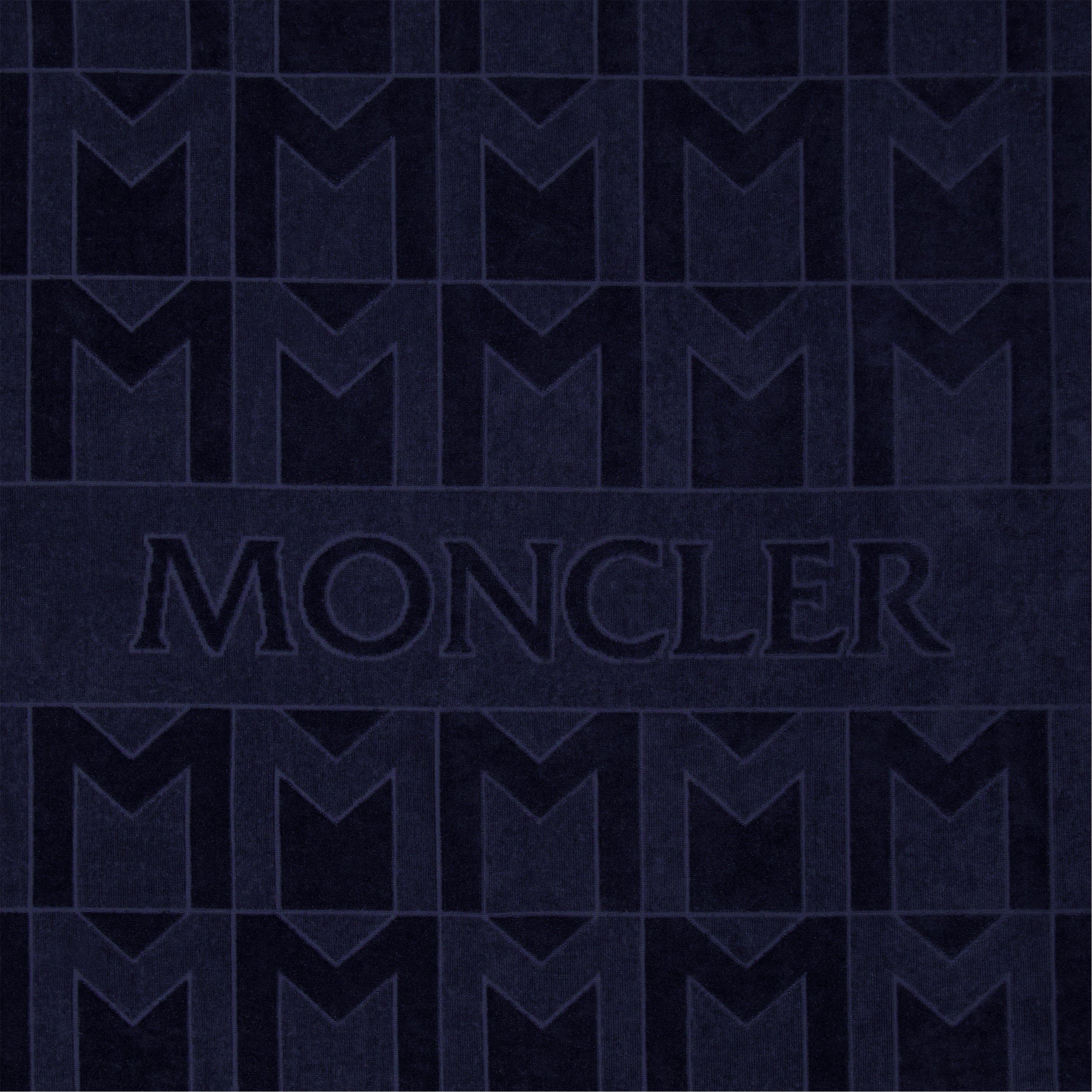 Navy F77 - Moncler - Men's Beach Towel - 3