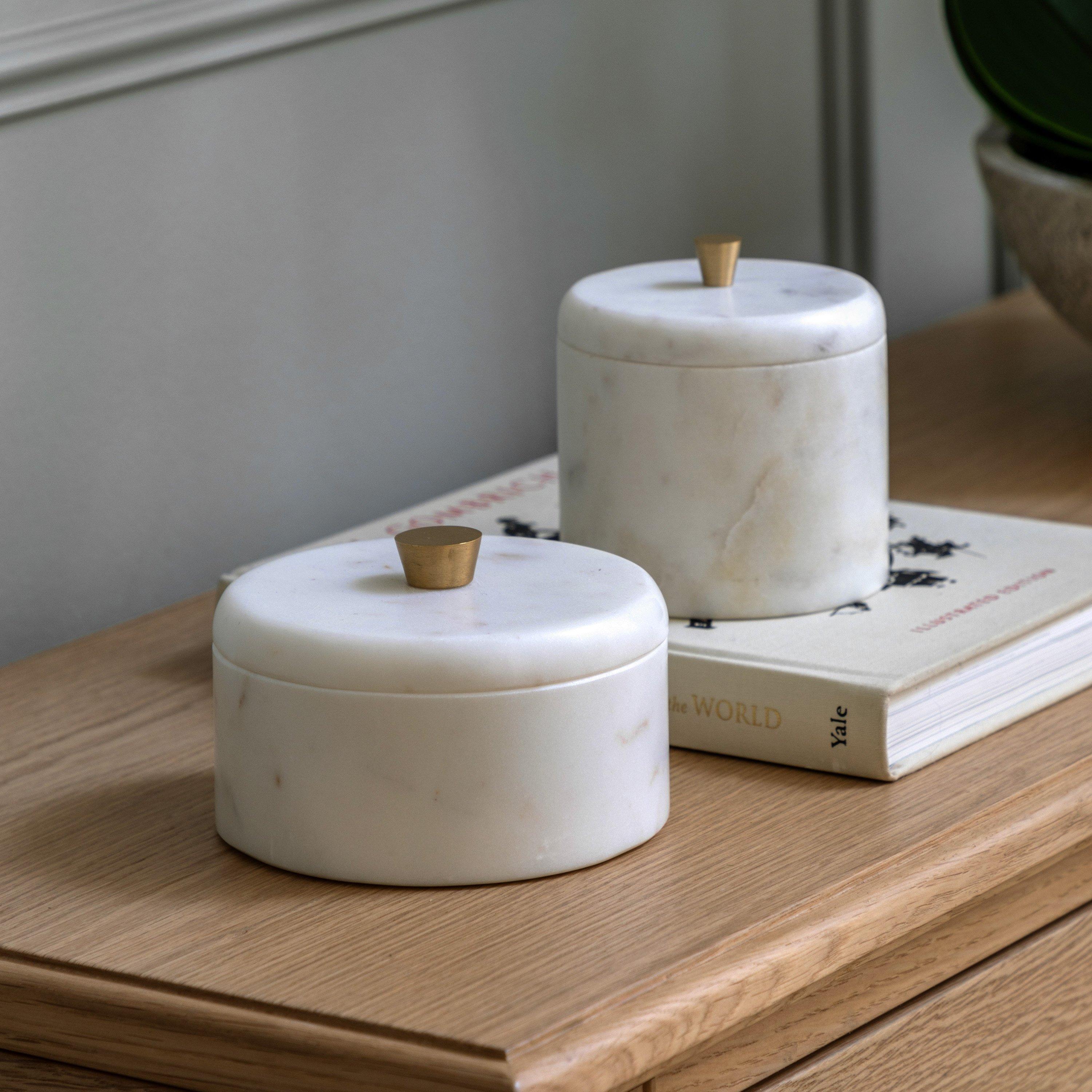 White - Gallery - Veta Marble Rounded Box White - 4