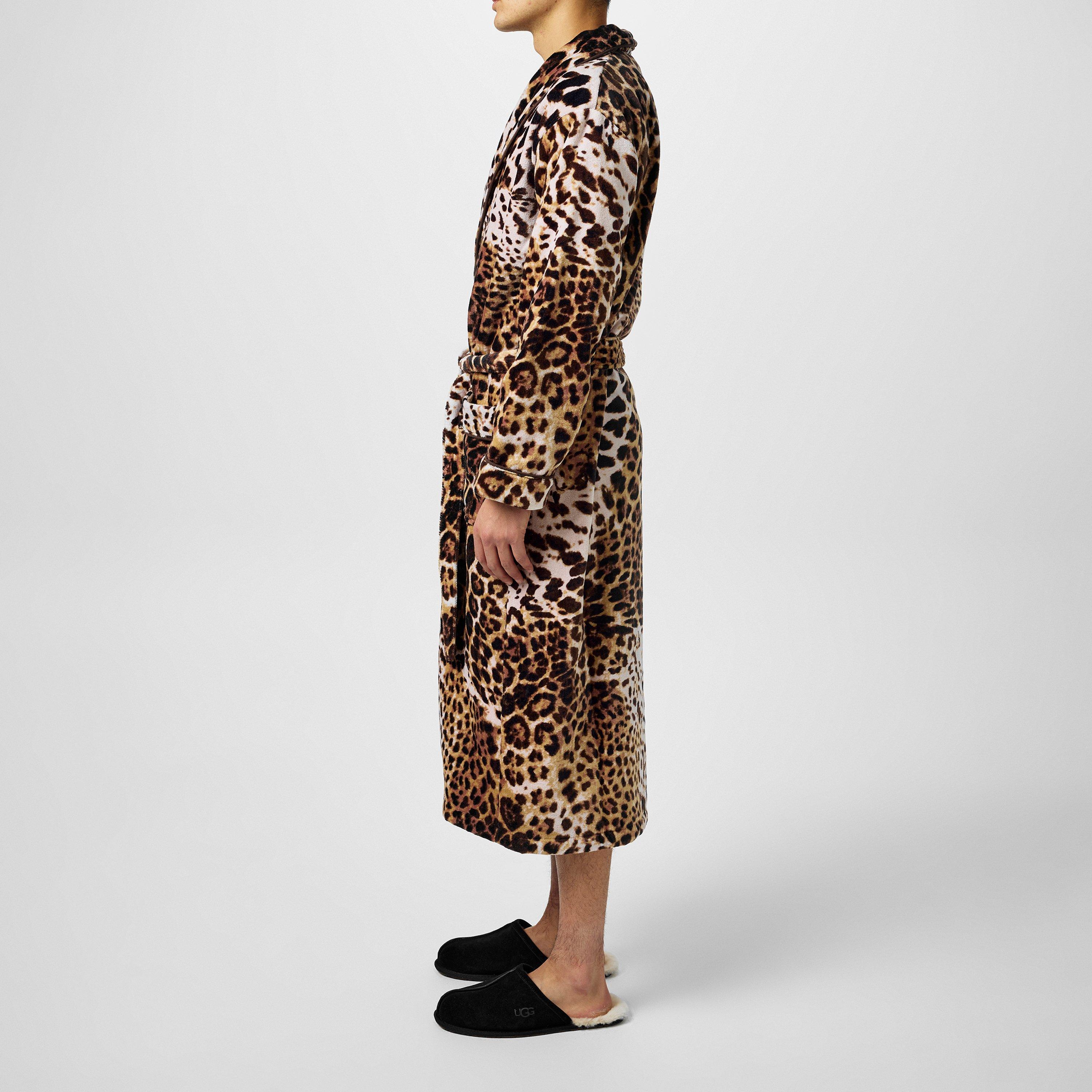 Brown - Roberto Cavalli Home - Bravo Leopard Bathrobe - 2
