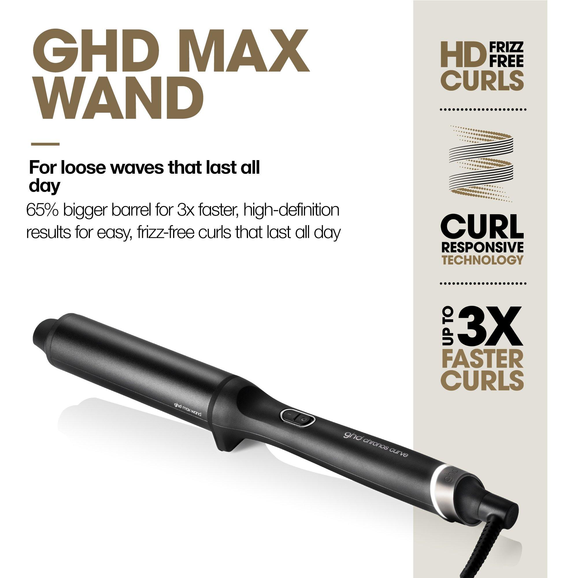 Black - GHD - GHD Chronos Max Wand Ld00 - 3