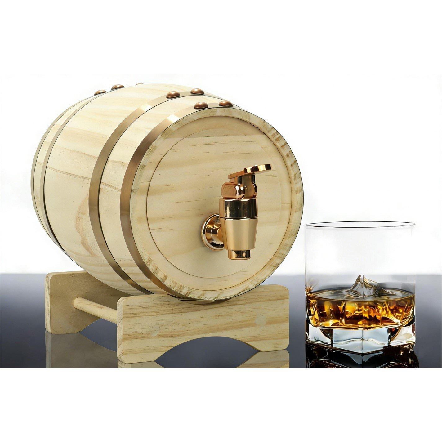 Wooden - Linea - Drink Barrel - 1