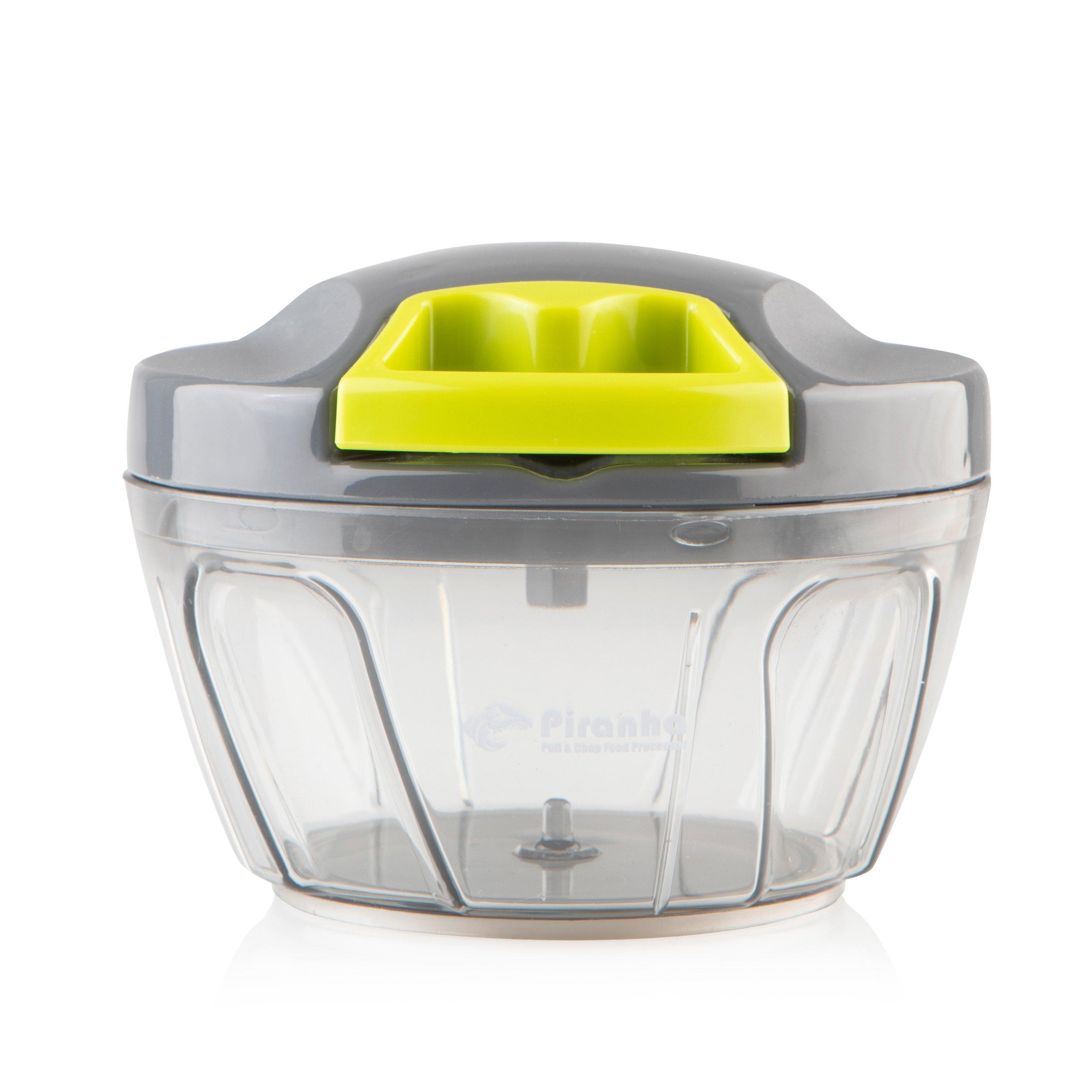 Black - Piranha - Pull and Chop Food Processor and Mixer - 3