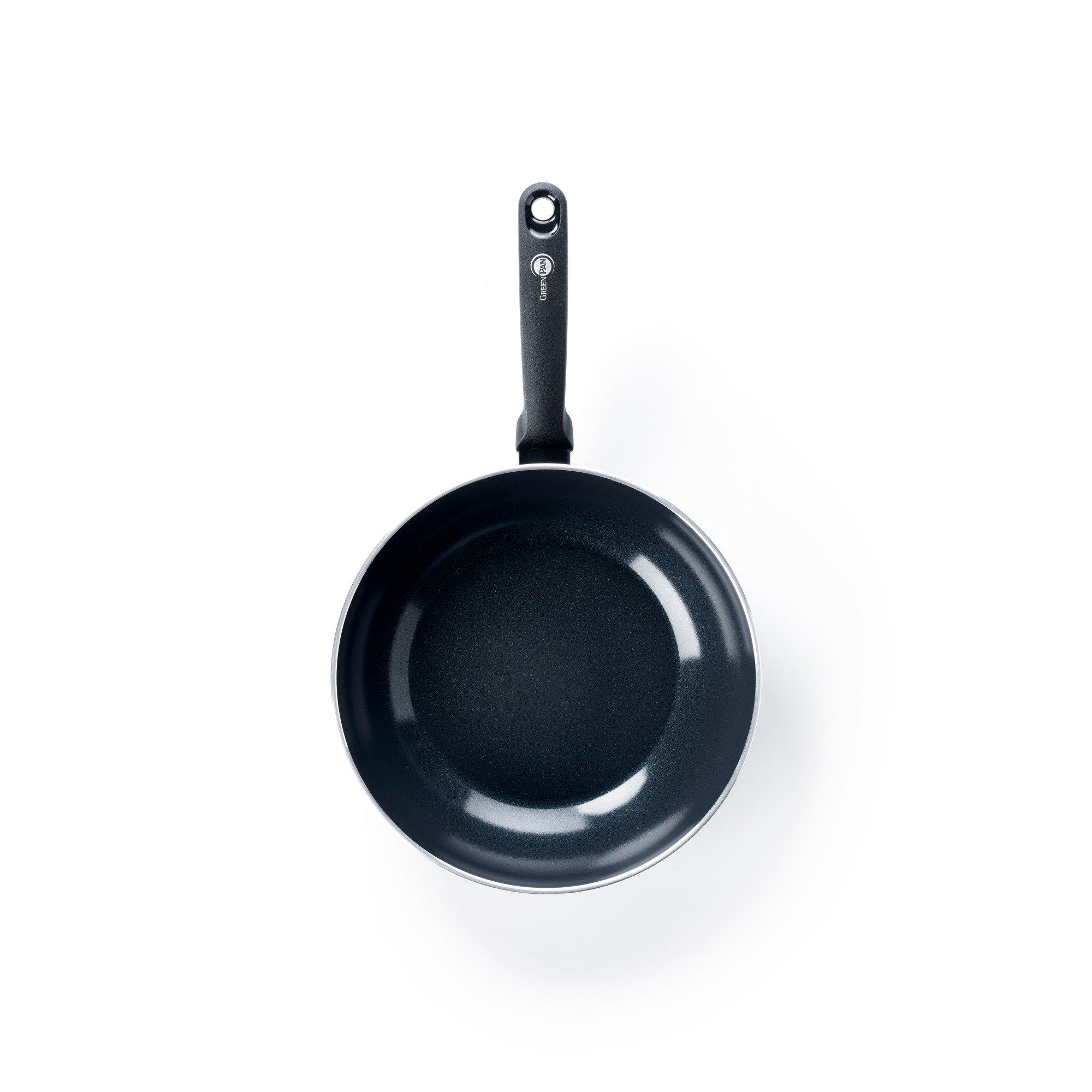 Black - GreenPan - Aluminum Wok - 1