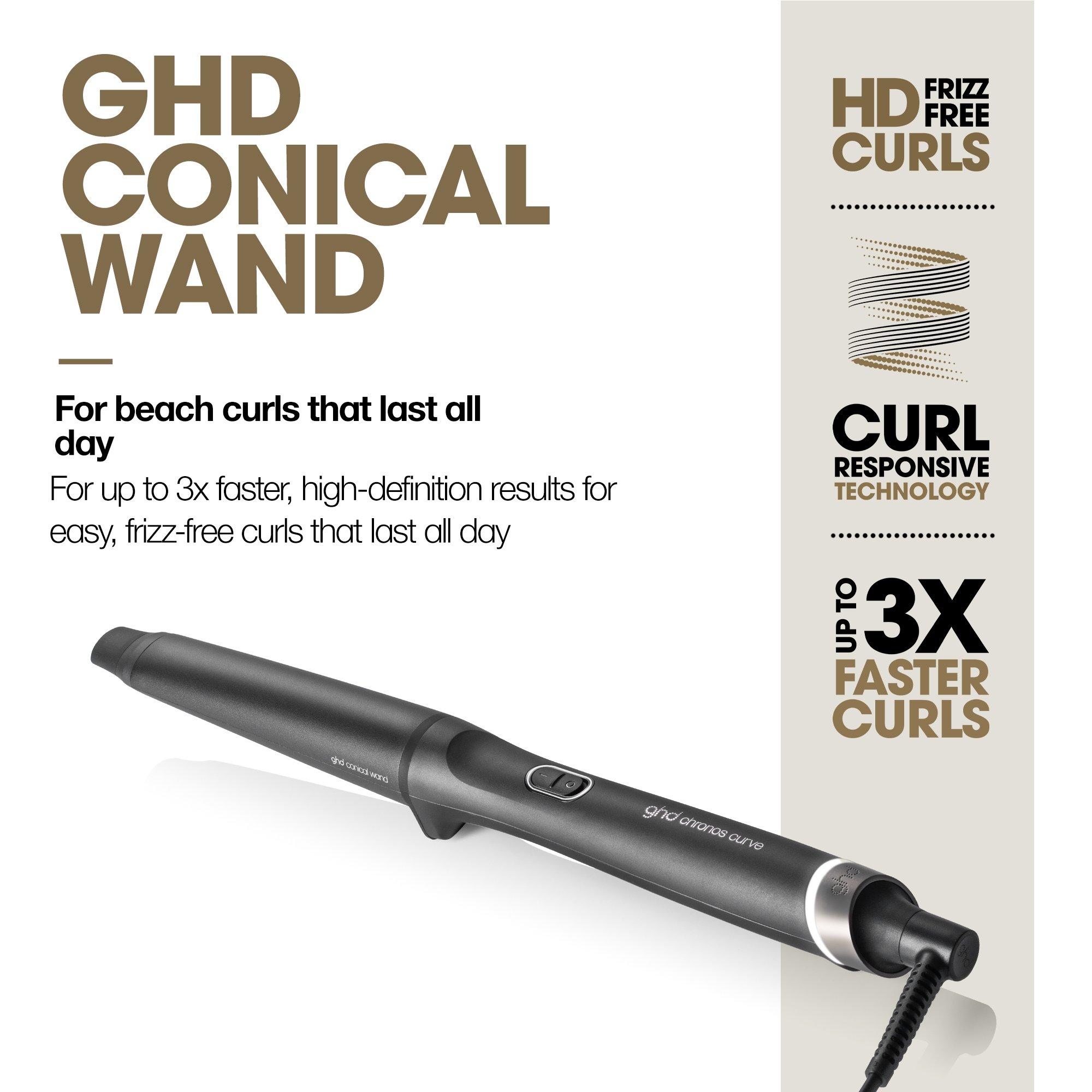 Black - GHD - GHD Chronos Con Wand Ld00 - 3