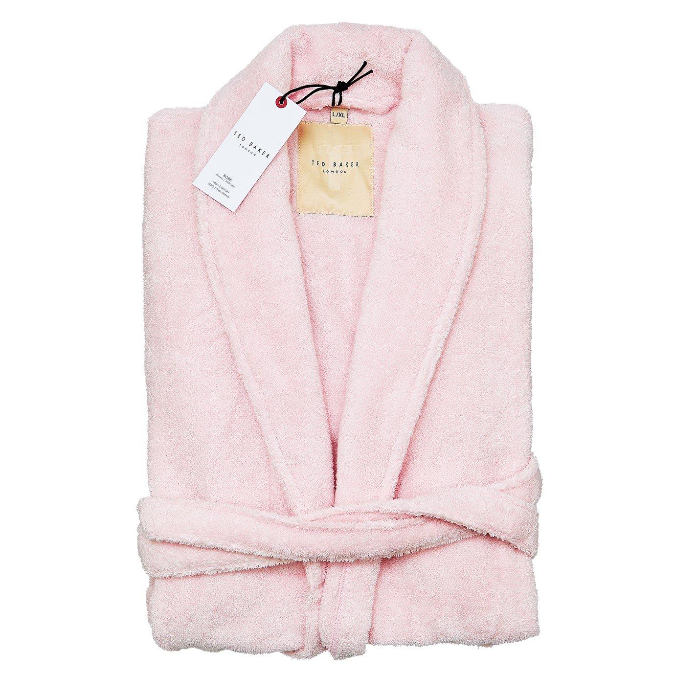 Soft Pink - Ted Baker Home - Cotton Towel Bathrobe - 3