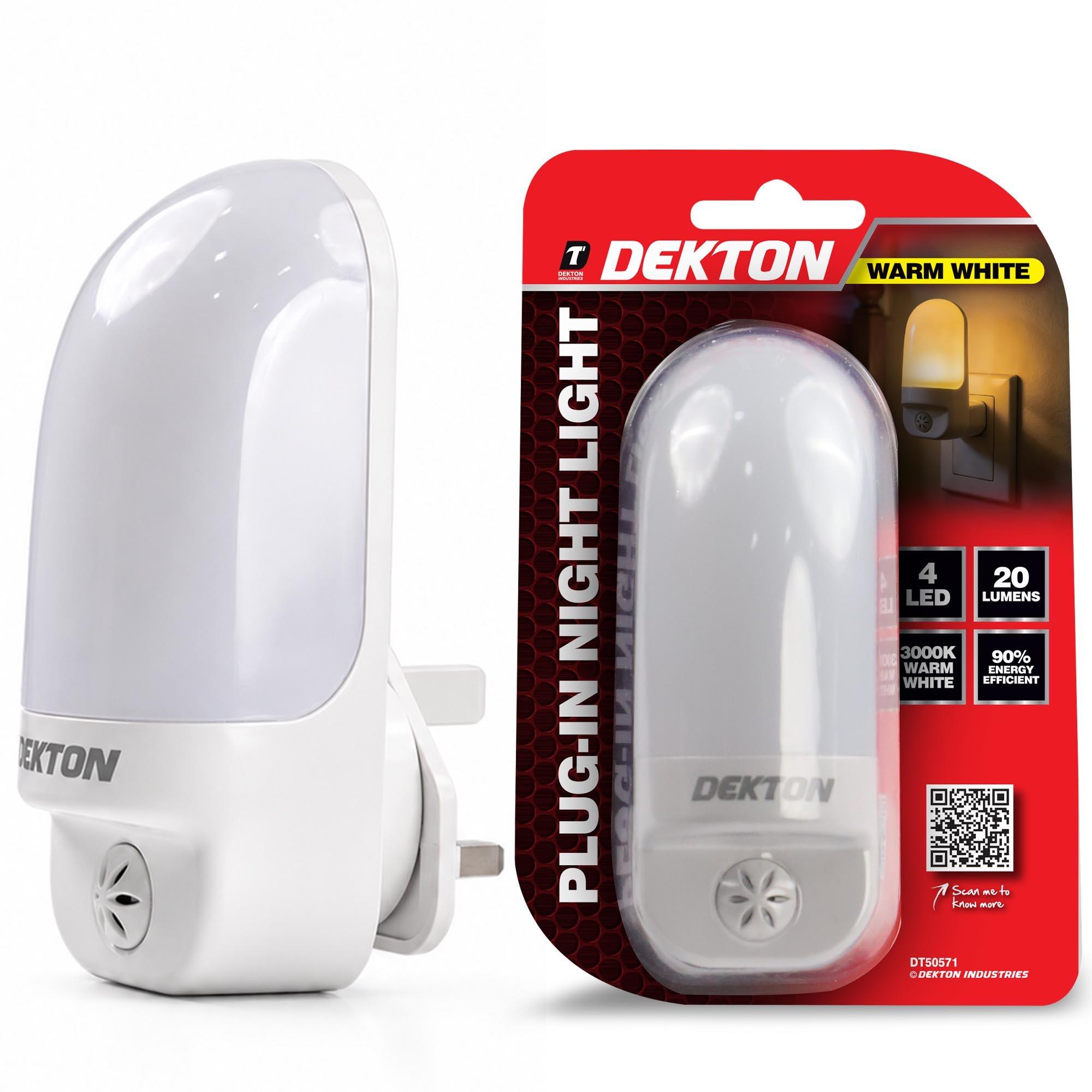 Hvid - Dekton - Dekton Plug In Night Light - 1