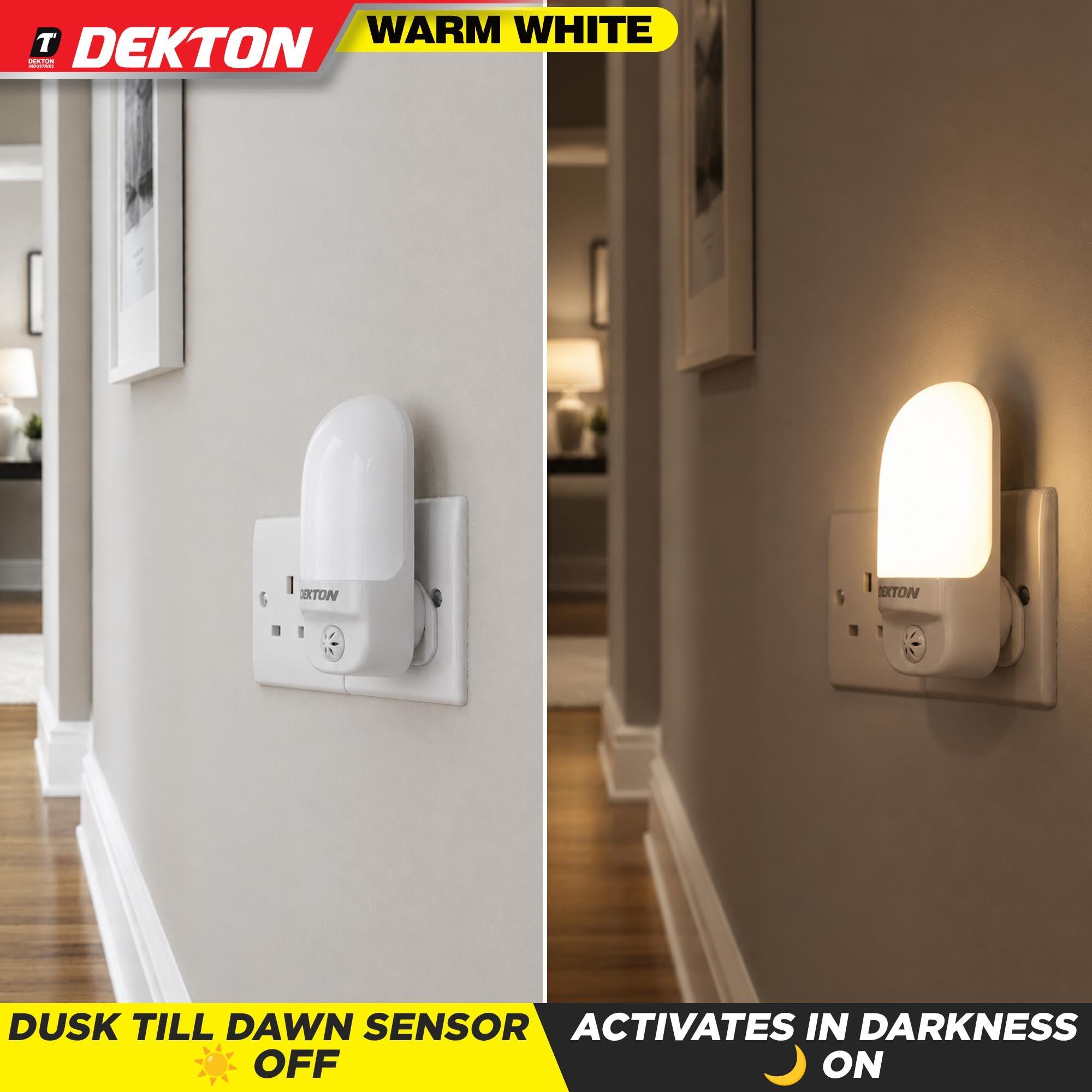 Hvid - Dekton - Dekton Plug In Night Light - 7
