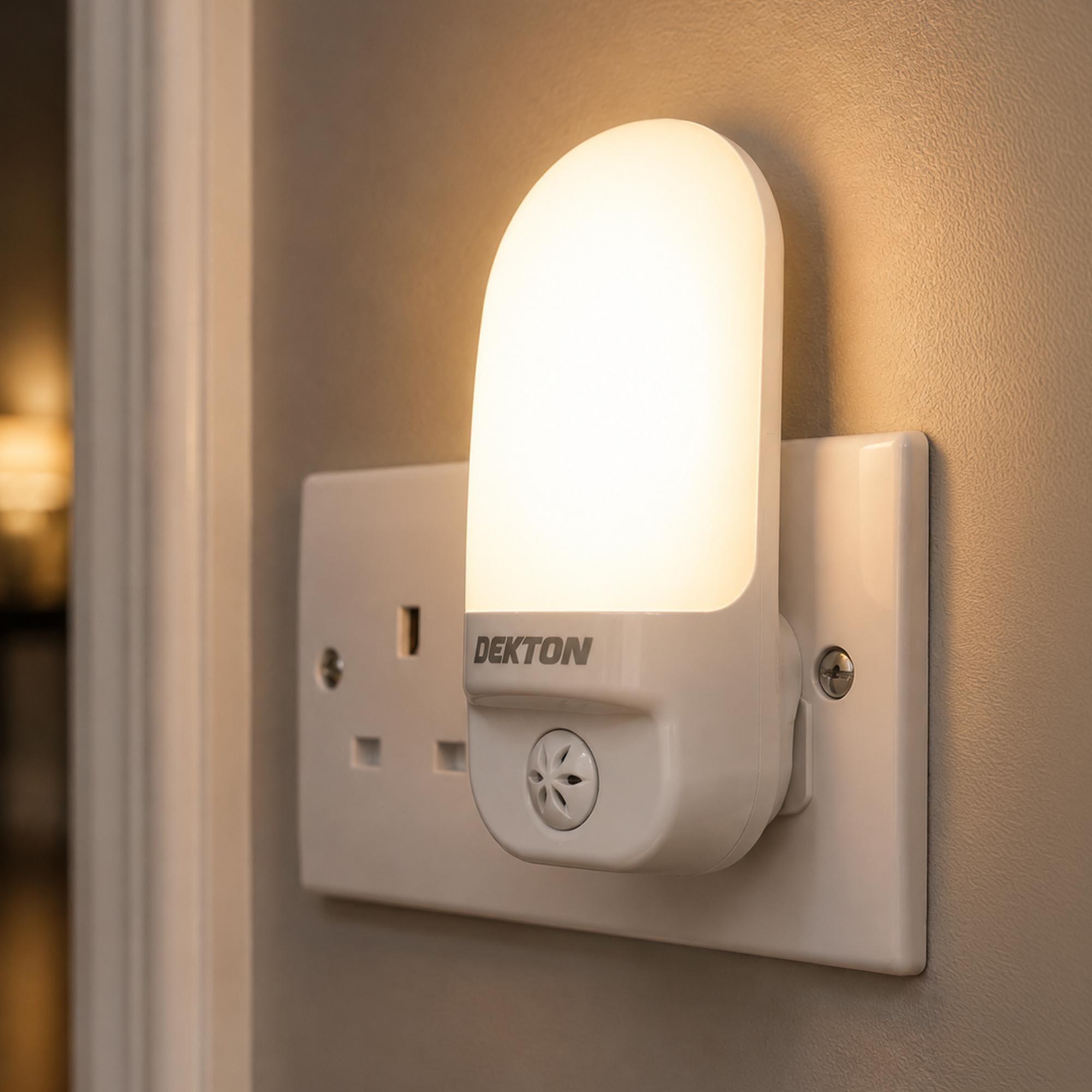 Hvid - Dekton - Dekton Plug In Night Light - 9