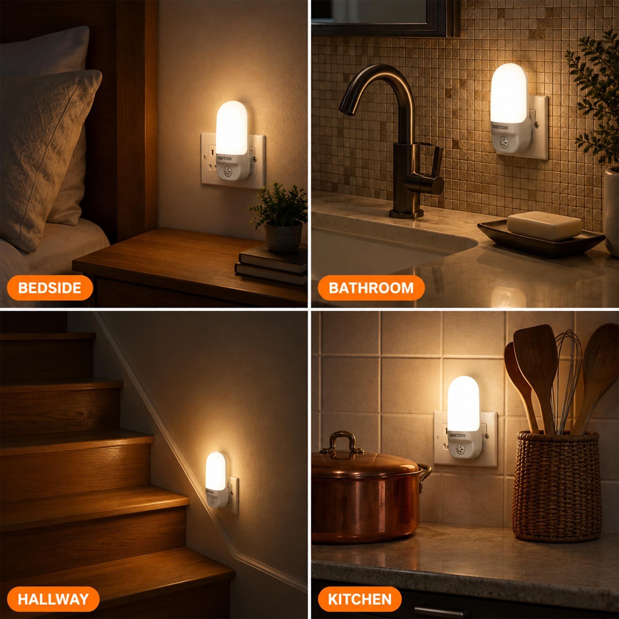Hvid - Dekton - Dekton Plug In Night Light - 10