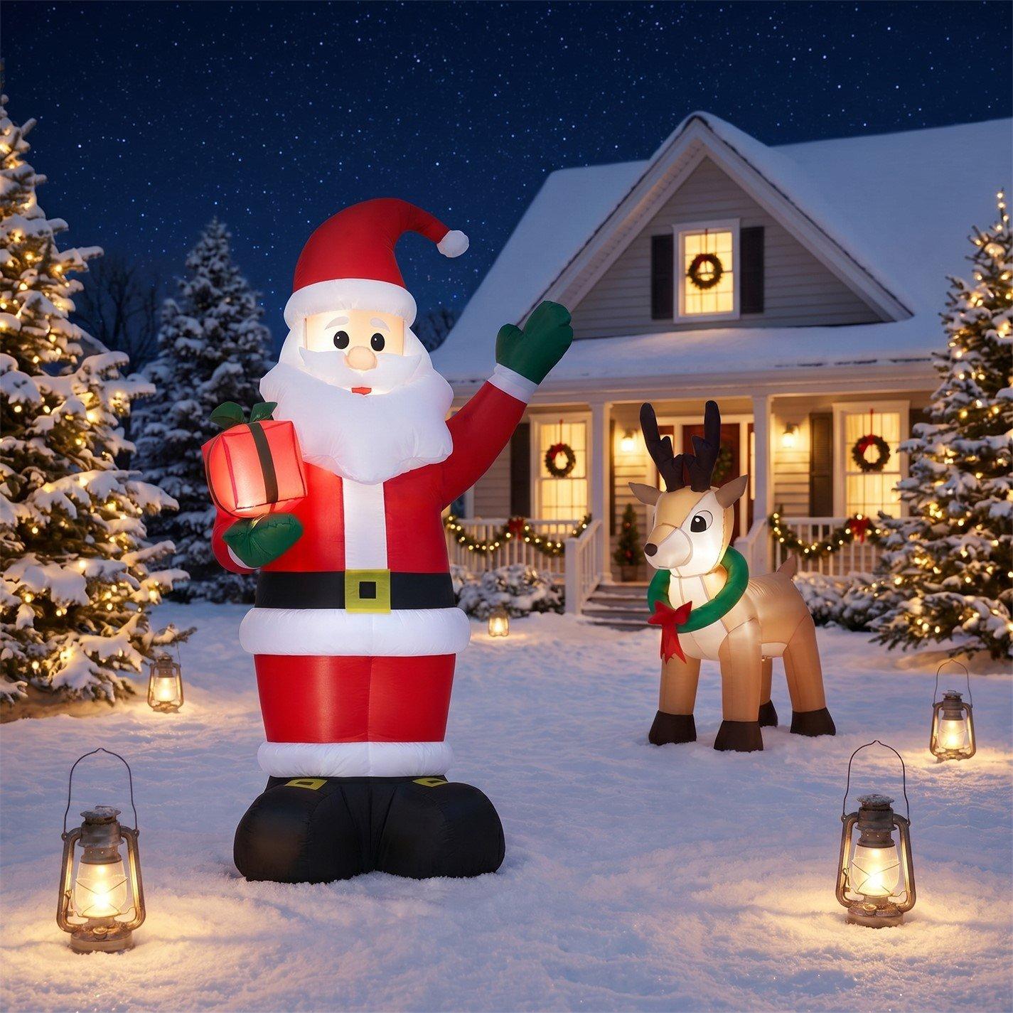 Santa - The Spirit Of Christmas - 4ft Inflatable Santa - 2