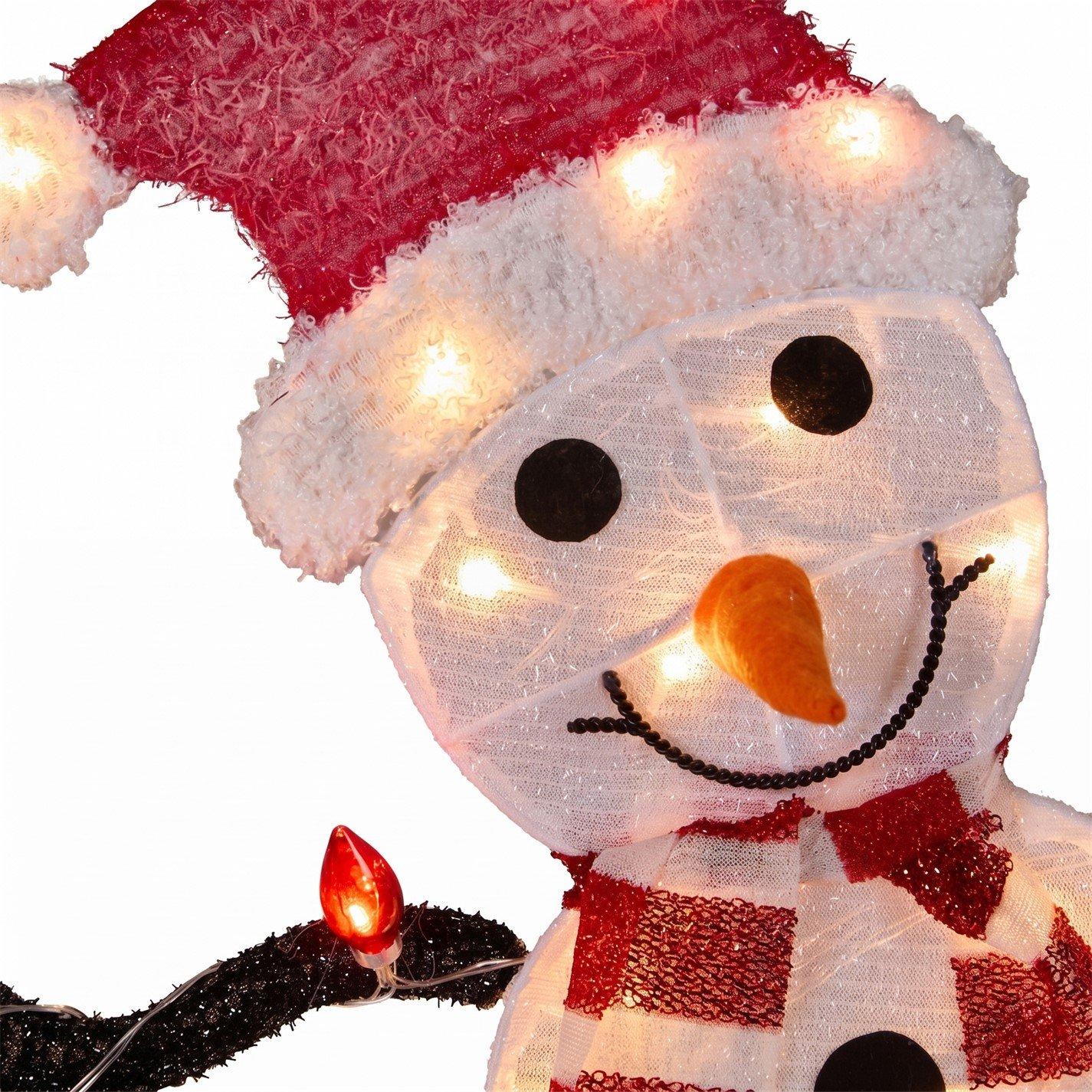 White - The Spirit Of Christmas - SOC Outdoor Snowman Family Light - 5