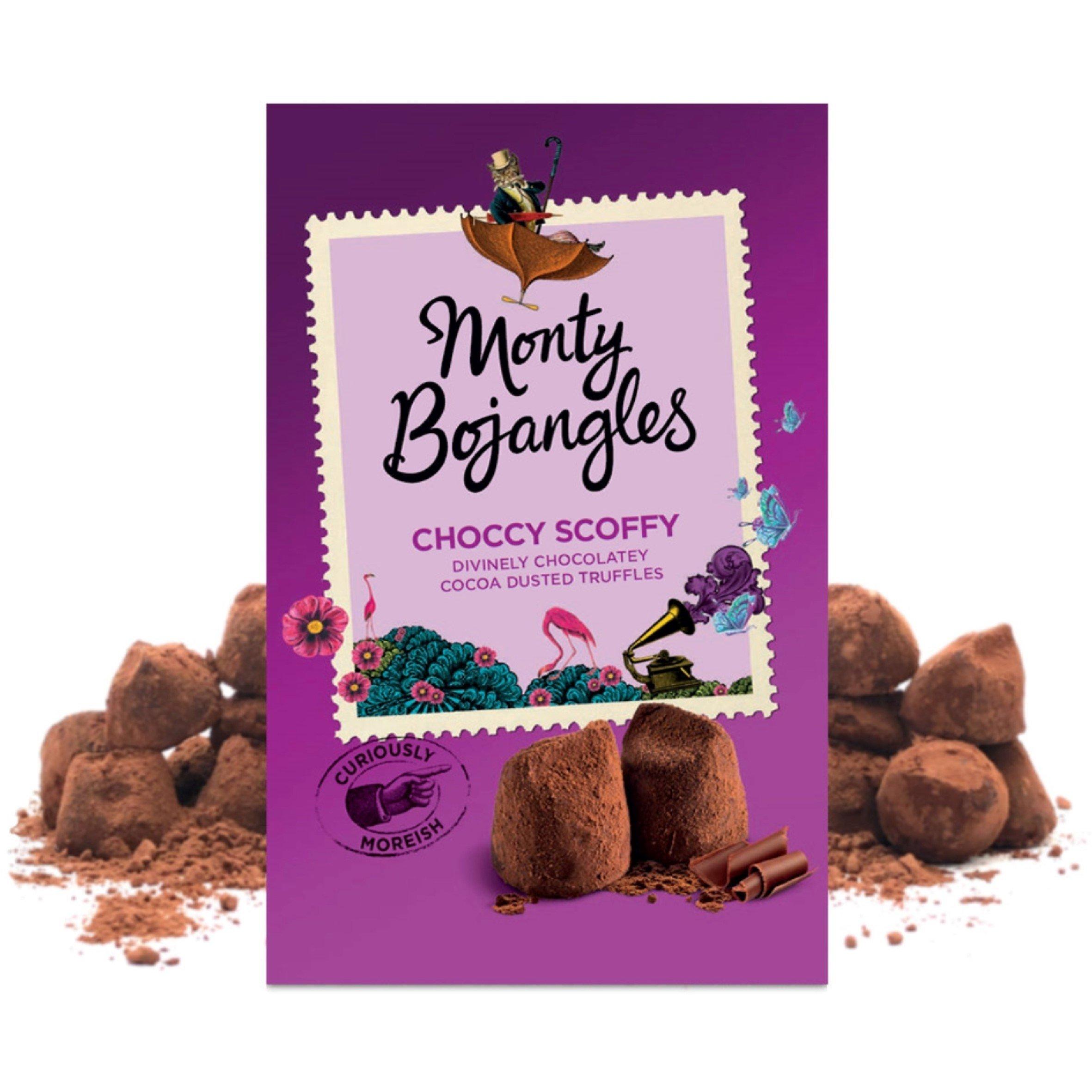 Choccy Scoffy - Monty Bojangles - Scoffy Cocoa Dusted Truffles Gift Carton - 2