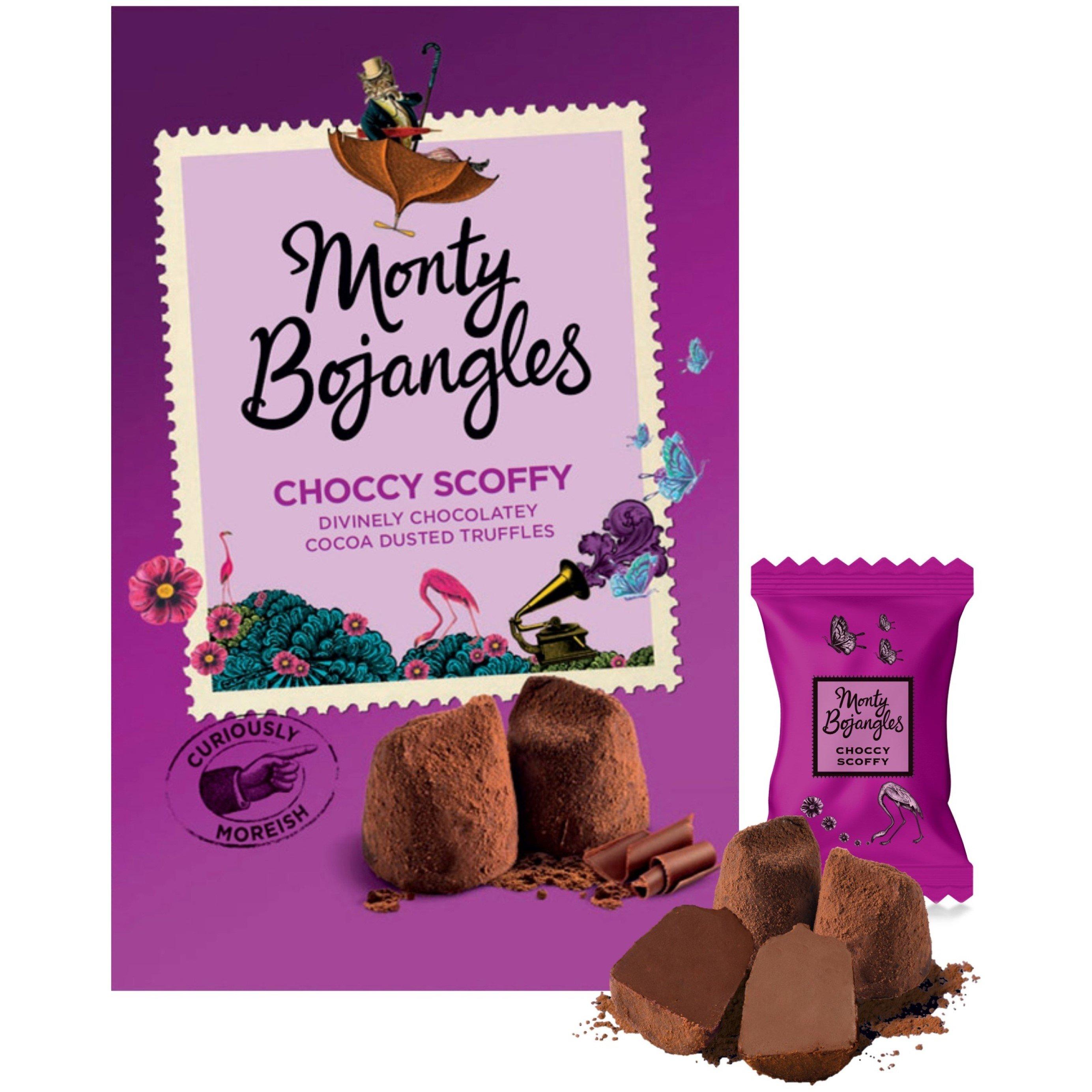 Choccy Scoffy - Monty Bojangles - Scoffy Cocoa Dusted Truffles Gift Carton - 4