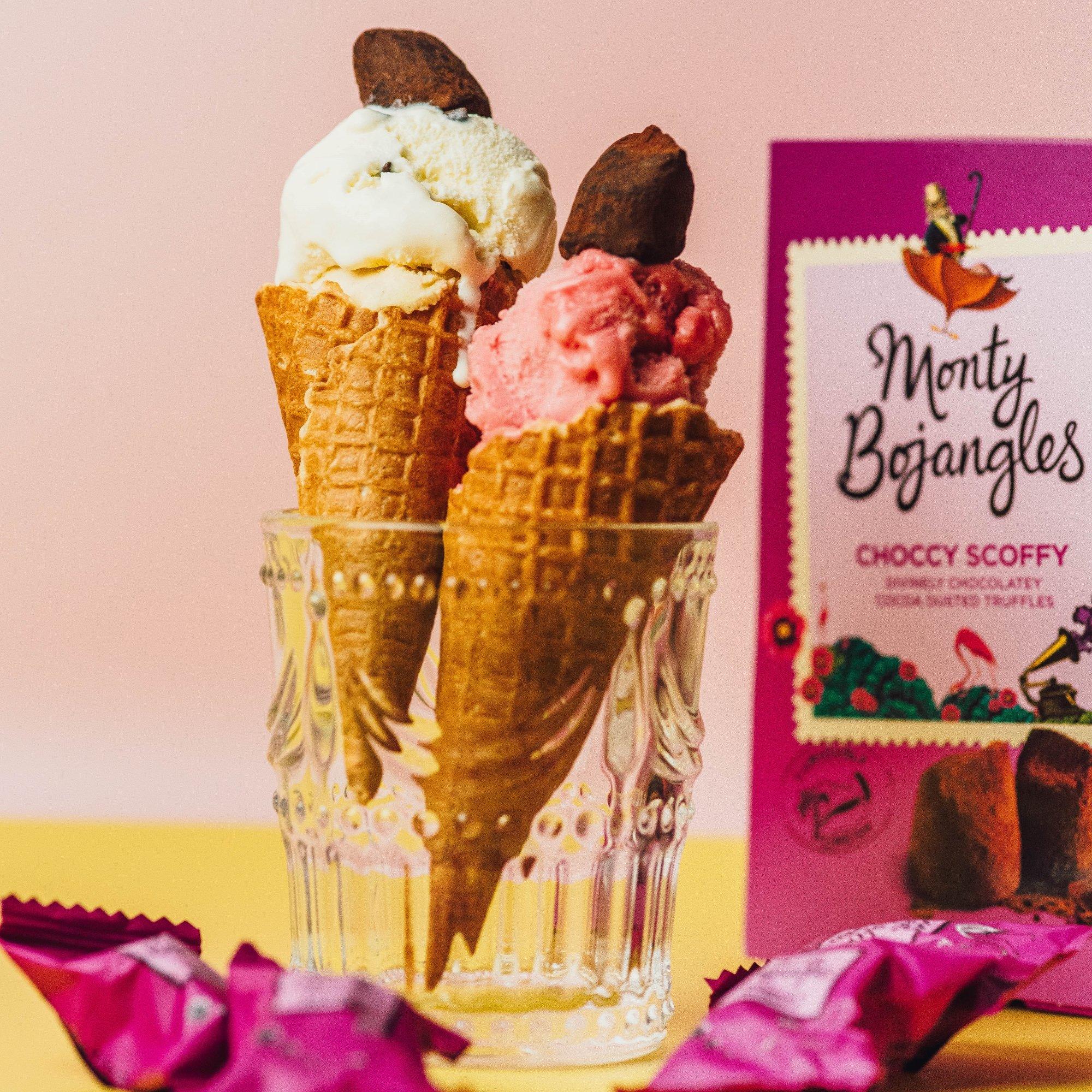 Choccy Scoffy - Monty Bojangles - Scoffy Cocoa Dusted Truffles Gift Carton - 6