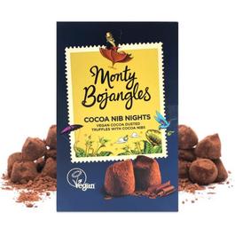 Monty Bojangles Cocoa Nib Nights Vegan Chocolate Truffles Box