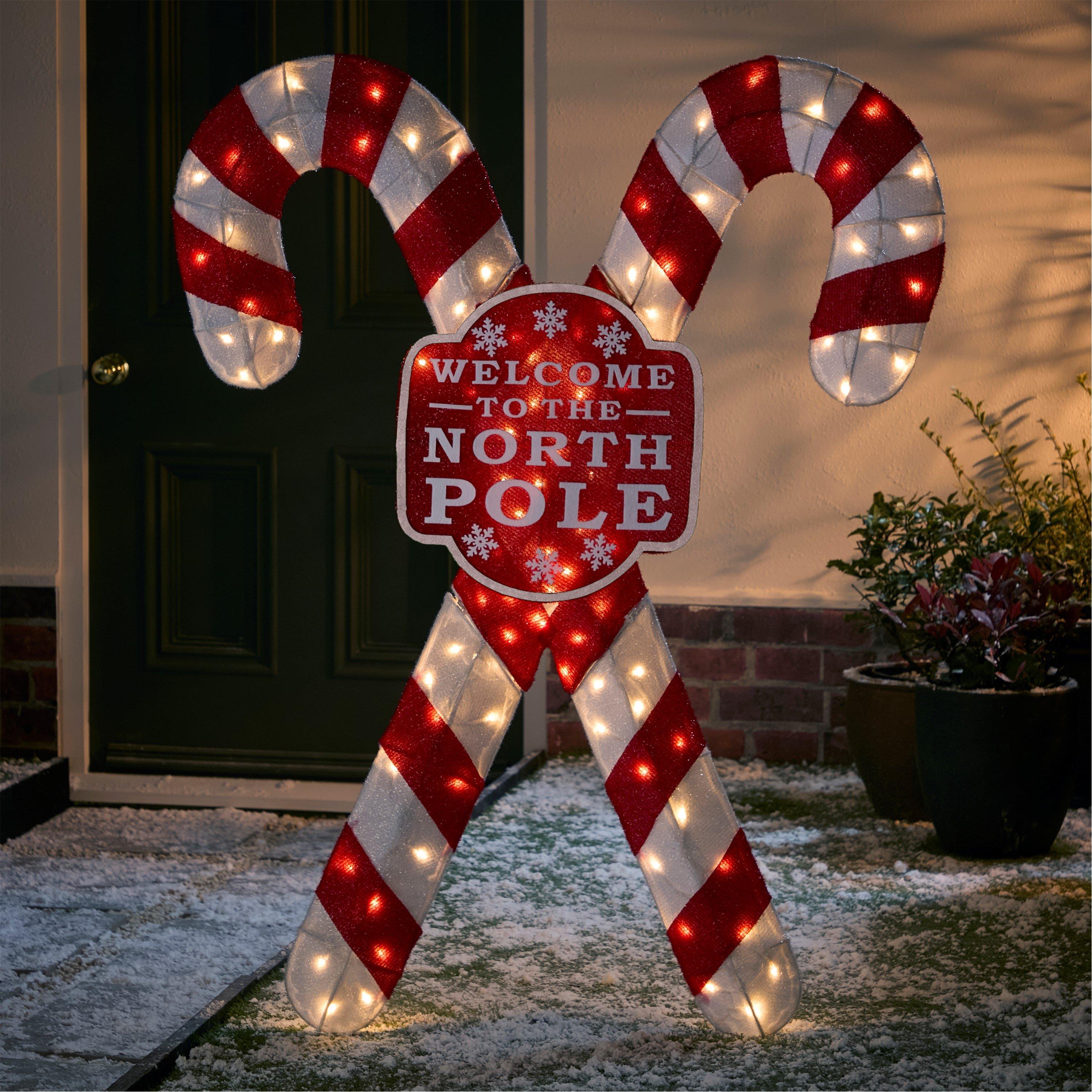 Candy Cane - The Spirit Of Christmas - North Pole Light - 1