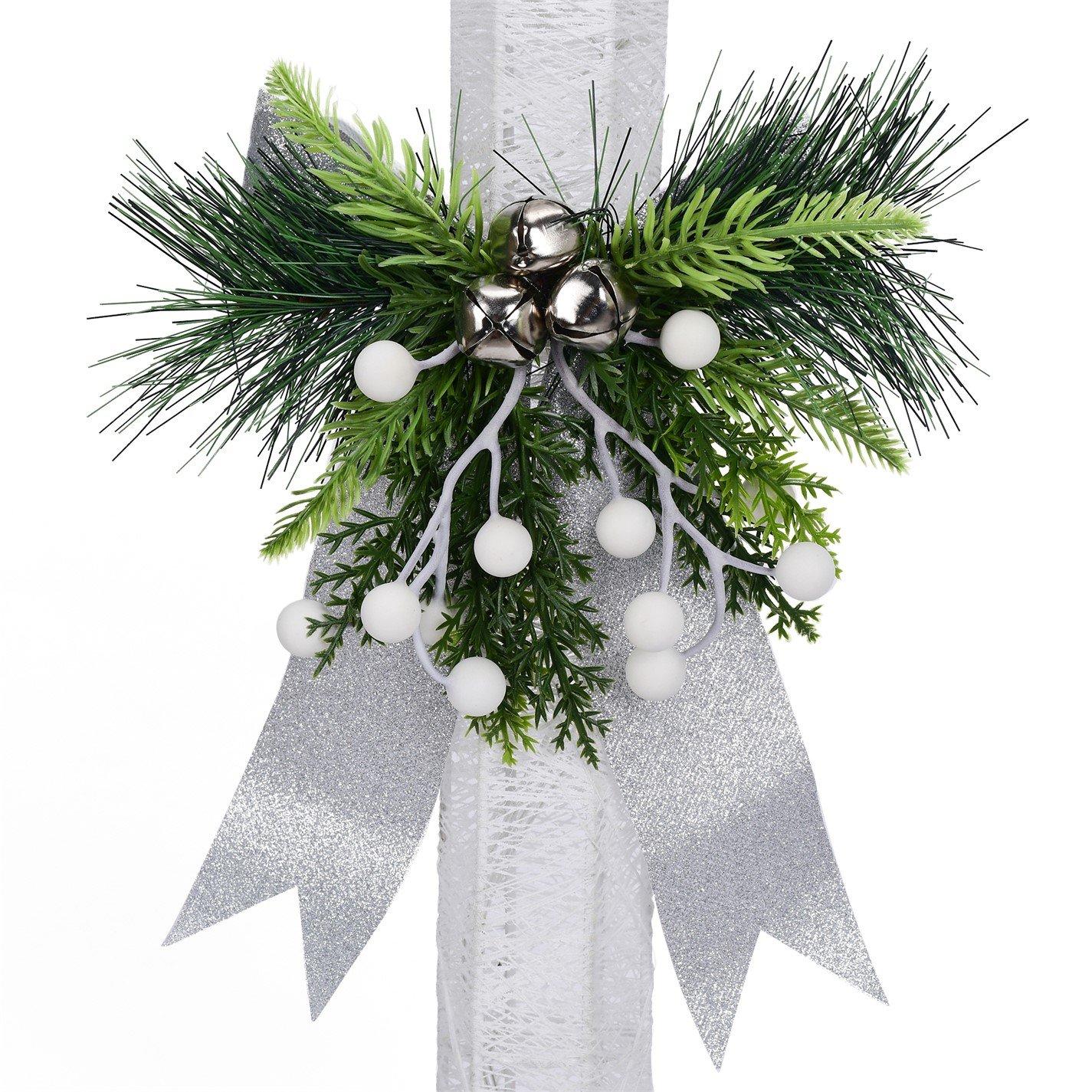 White - The Spirit Of Christmas - Outdoor Light Up Lampost - 5