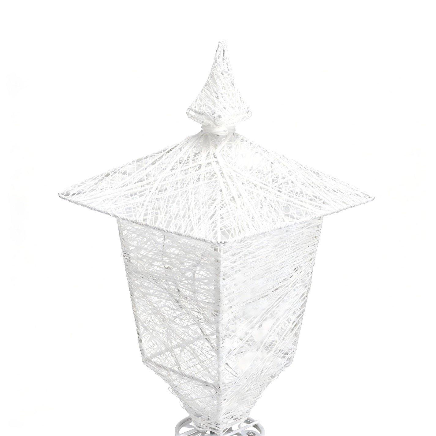 White - The Spirit Of Christmas - Outdoor Light Up Lampost - 6