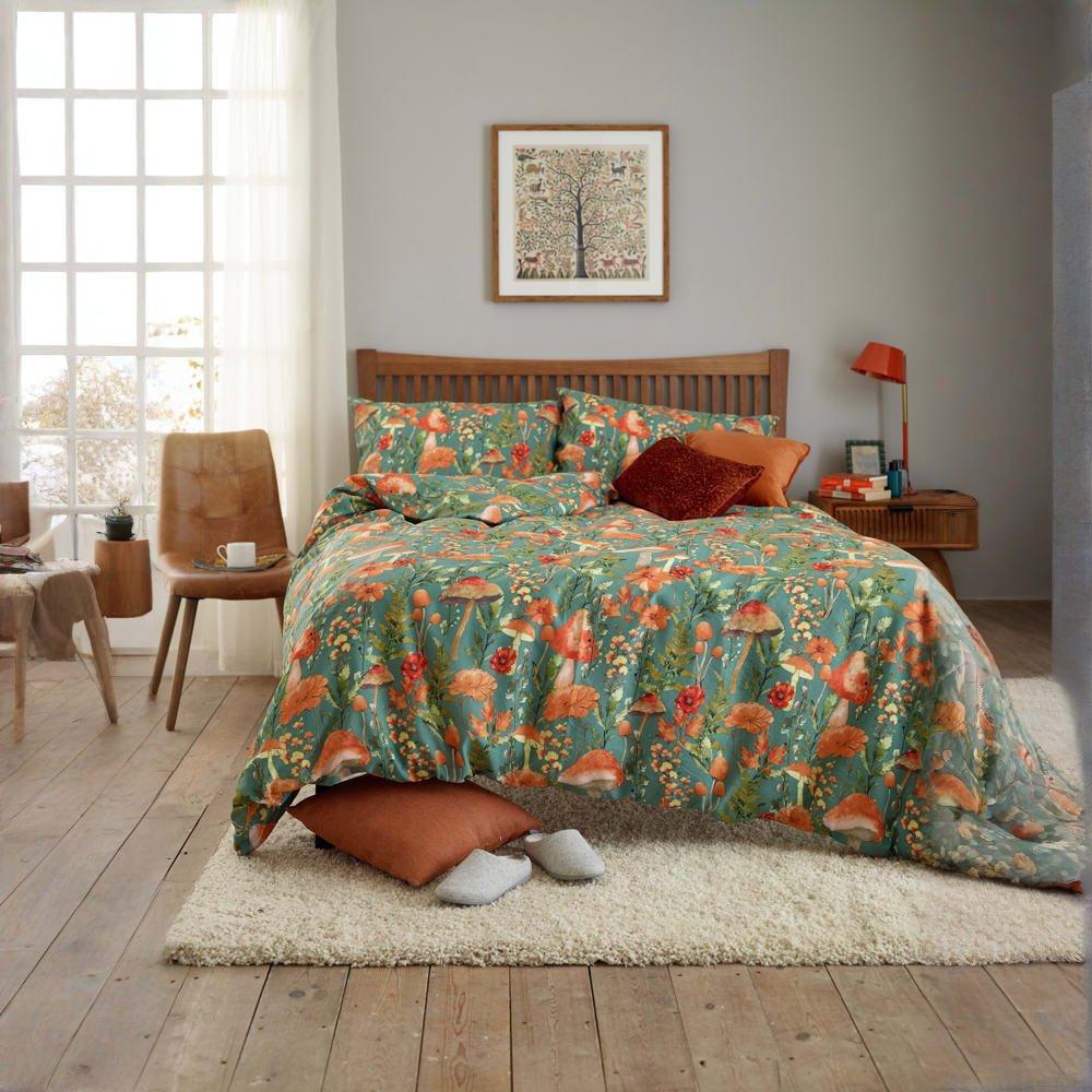 Sage - Deyongs - Mushroom Duvet Cover - 1