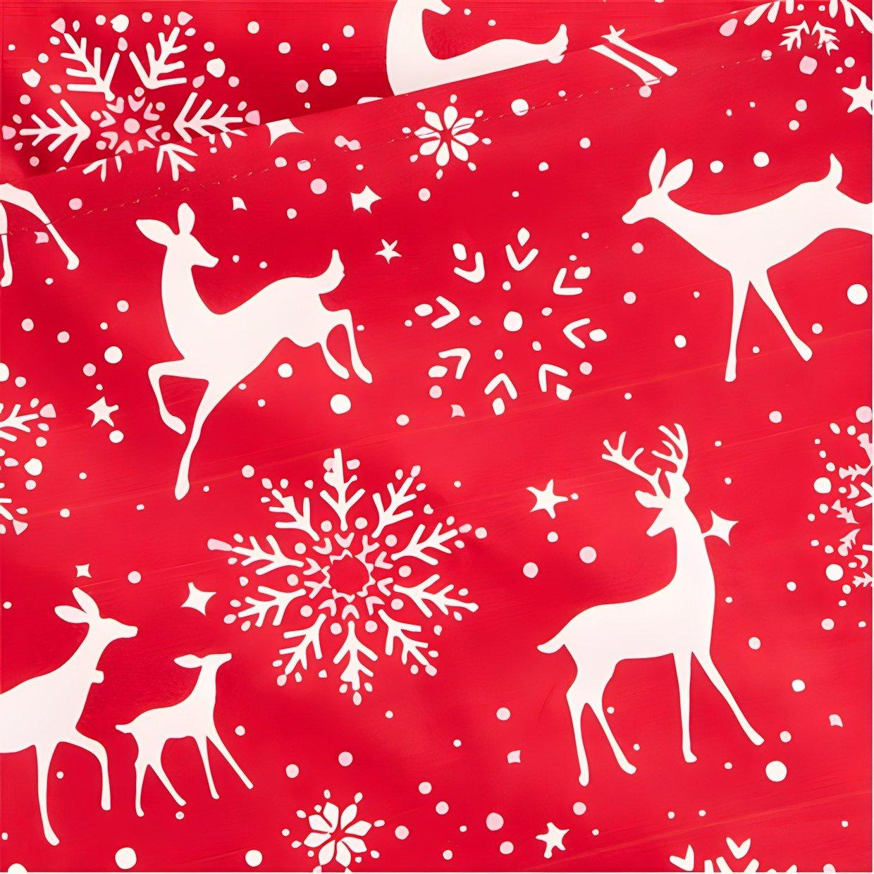Reindeer - The Spirit Of Christmas - Table Cloth 54 Reindeer One Size - 3