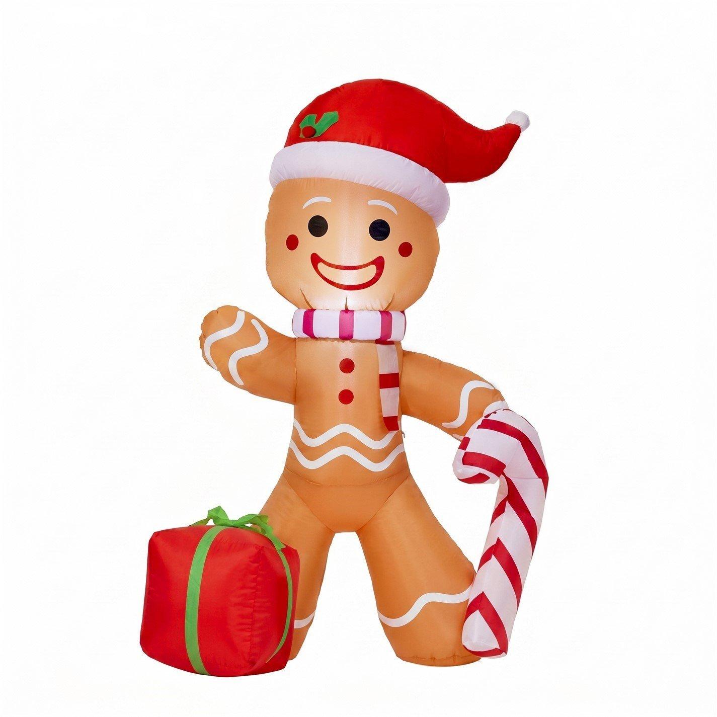 Gingerbread - The Spirit Of Christmas - 4ft Inflatable Gingerbread Man - 5