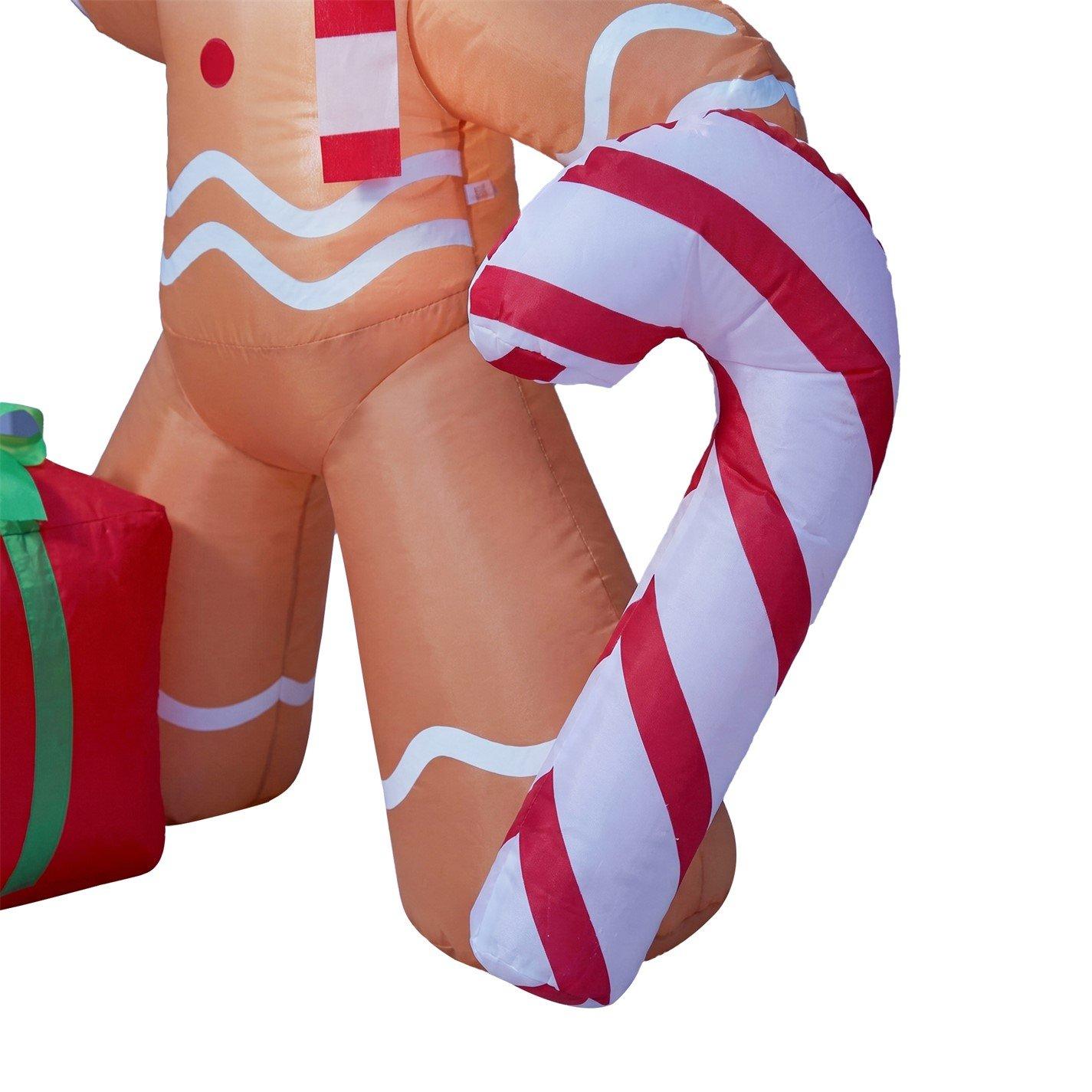 Gingerbread - The Spirit Of Christmas - 4ft Inflatable Gingerbread Man - 7