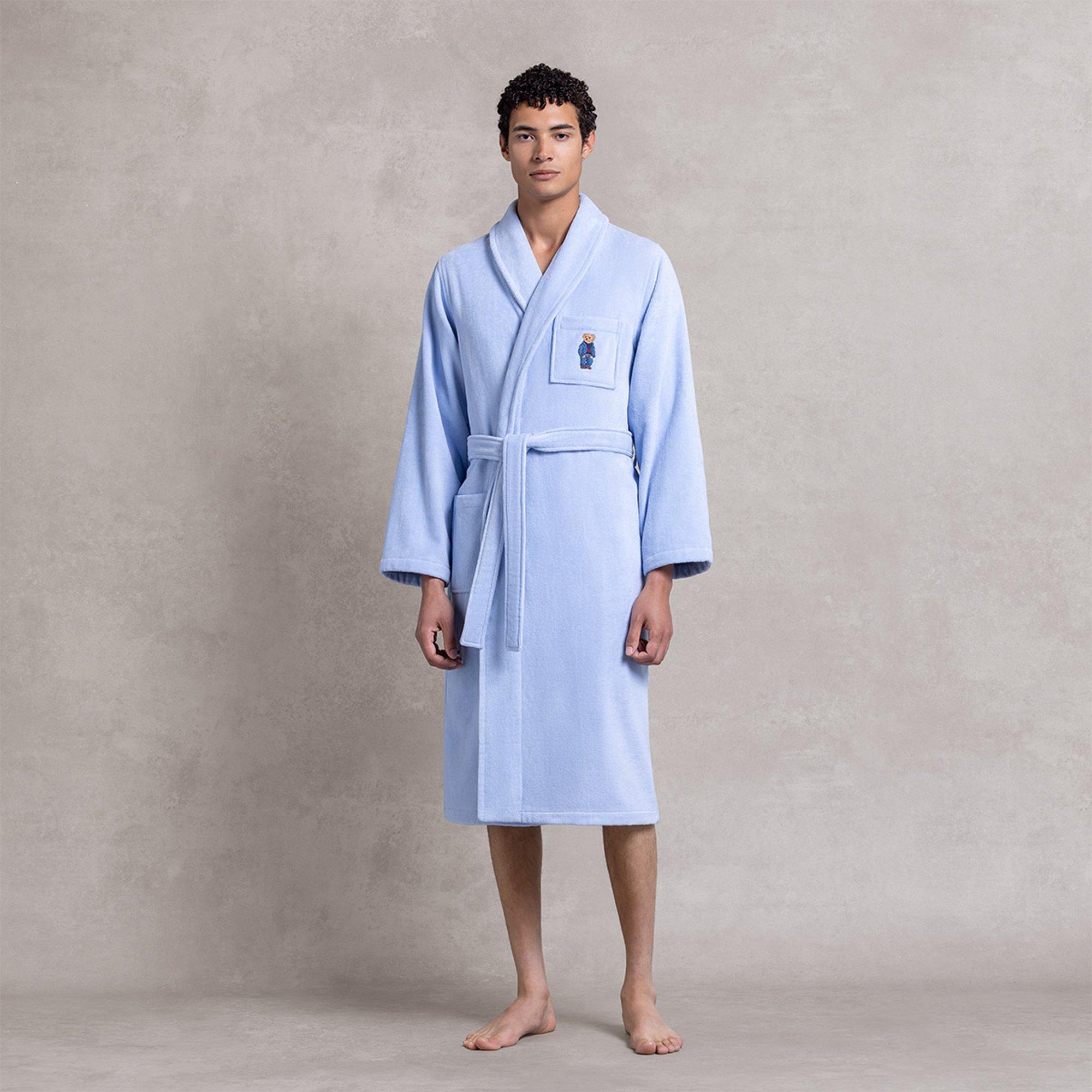Blue - Ralph Lauren Home - Denim Bear Bathrobe - 6