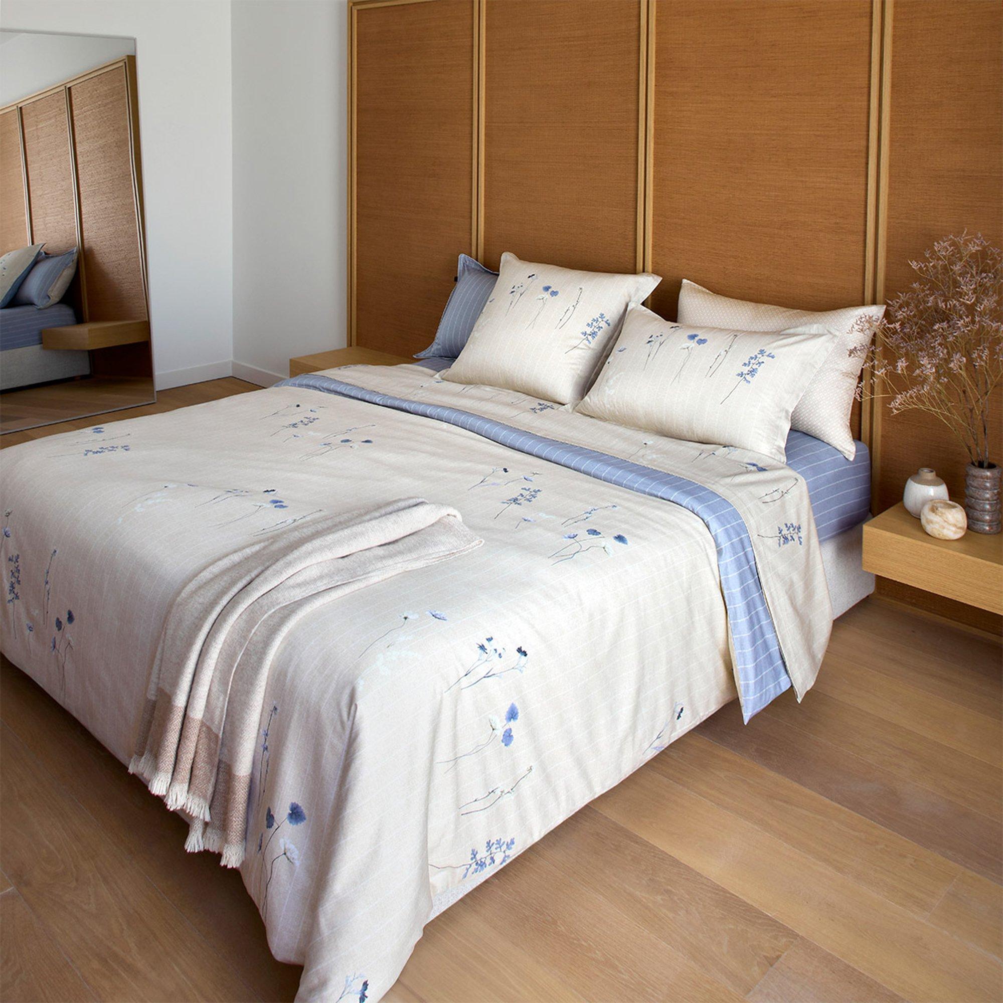 Beige - Boss Home - Azure Mist Duvet Cover - 1
