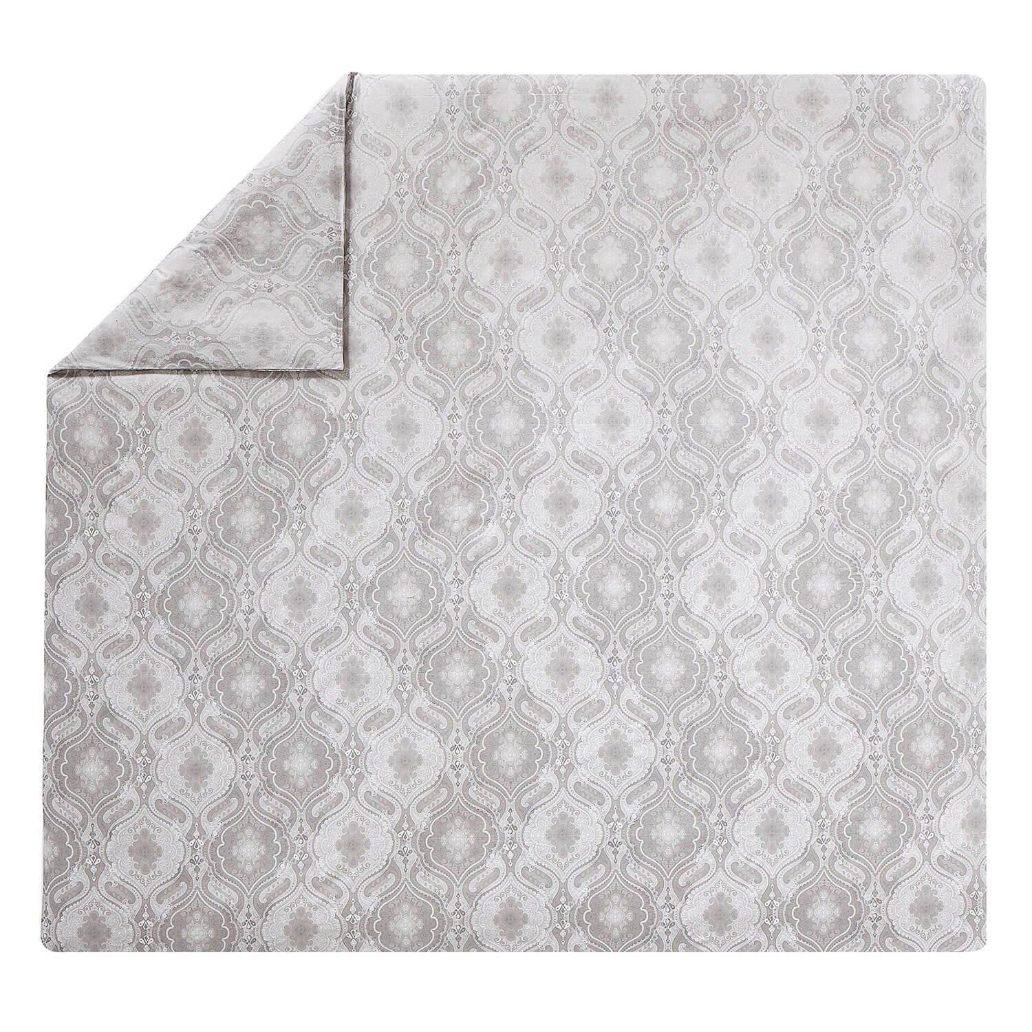 Silver - Alexandre Turpault - Namaste Duvet Cover - Silver - 1