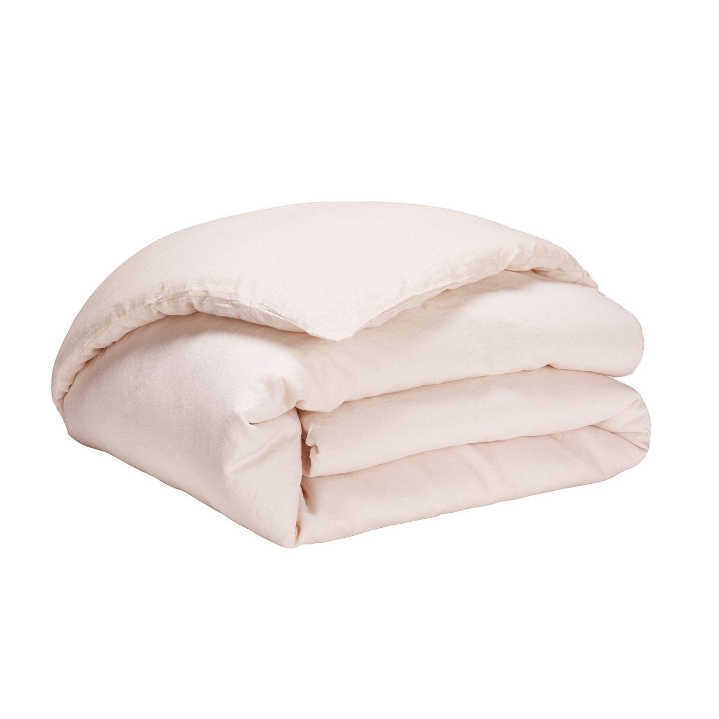 Beige Pink - Alexandre Turpault - Nouvelle Vague Washed Linen Plain Duvet Cover - 2