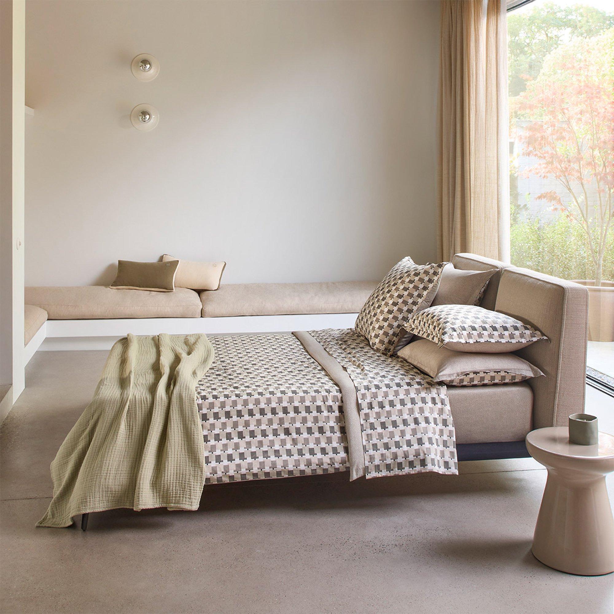 Brown - Boss Home - Lucio Duvet Cover - 1