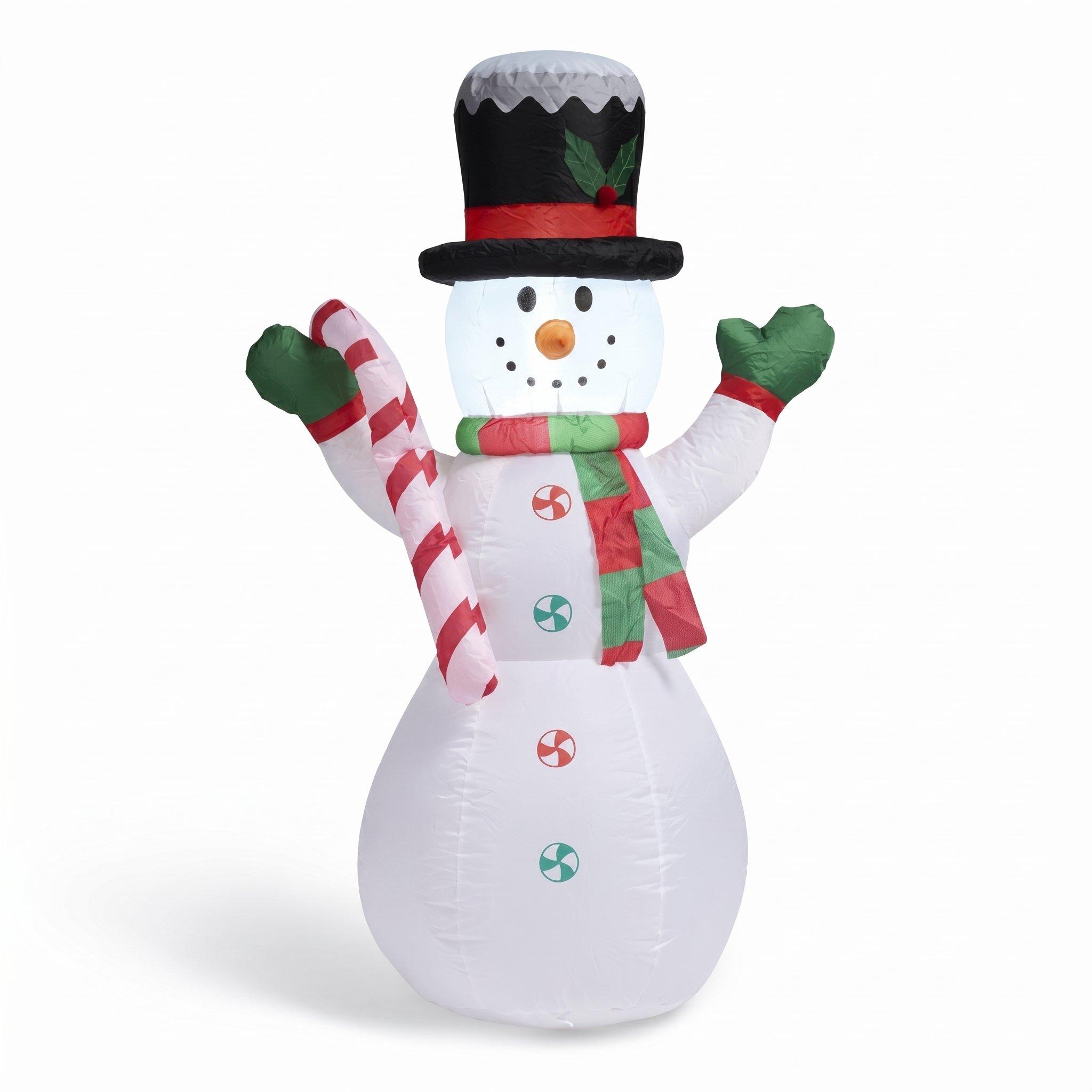 Snowman - The Spirit Of Christmas - 4ft Inflatable Snowman - 3
