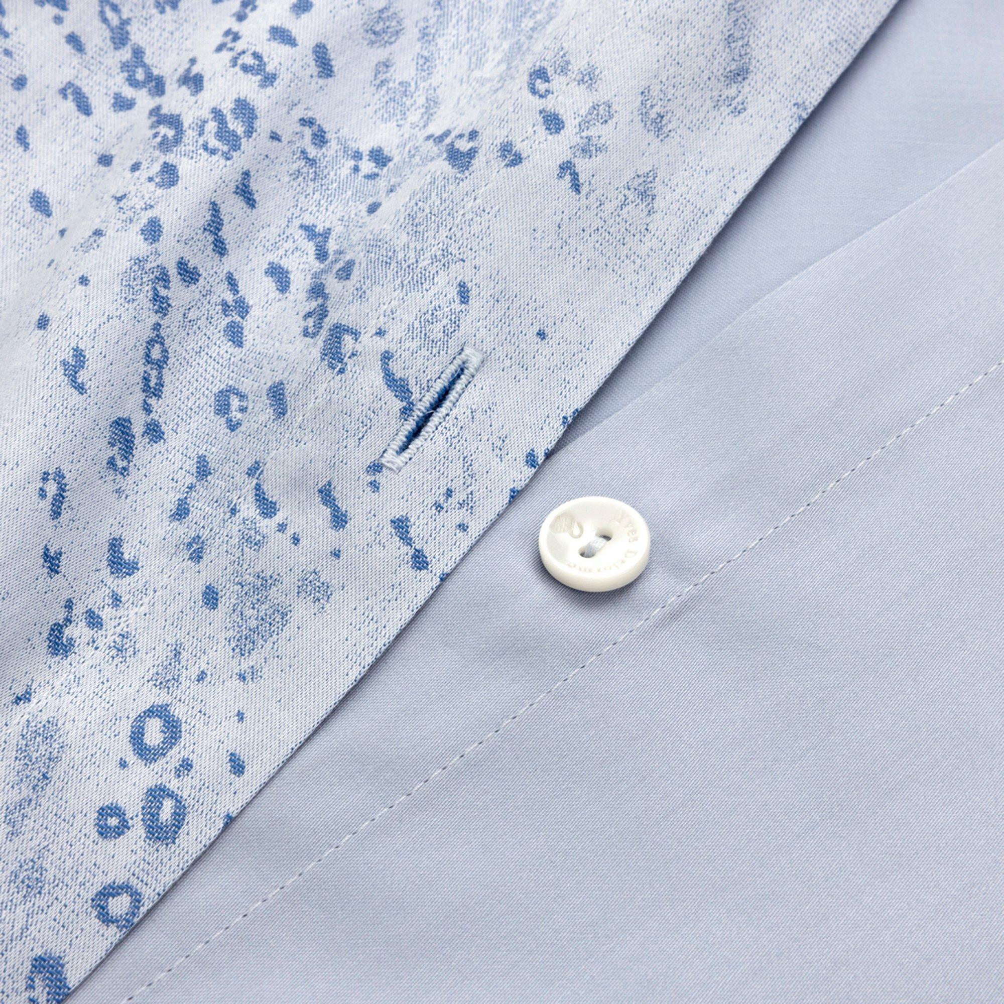 Blue - Yves Delorme - Ecumes Duvet Cover - 4