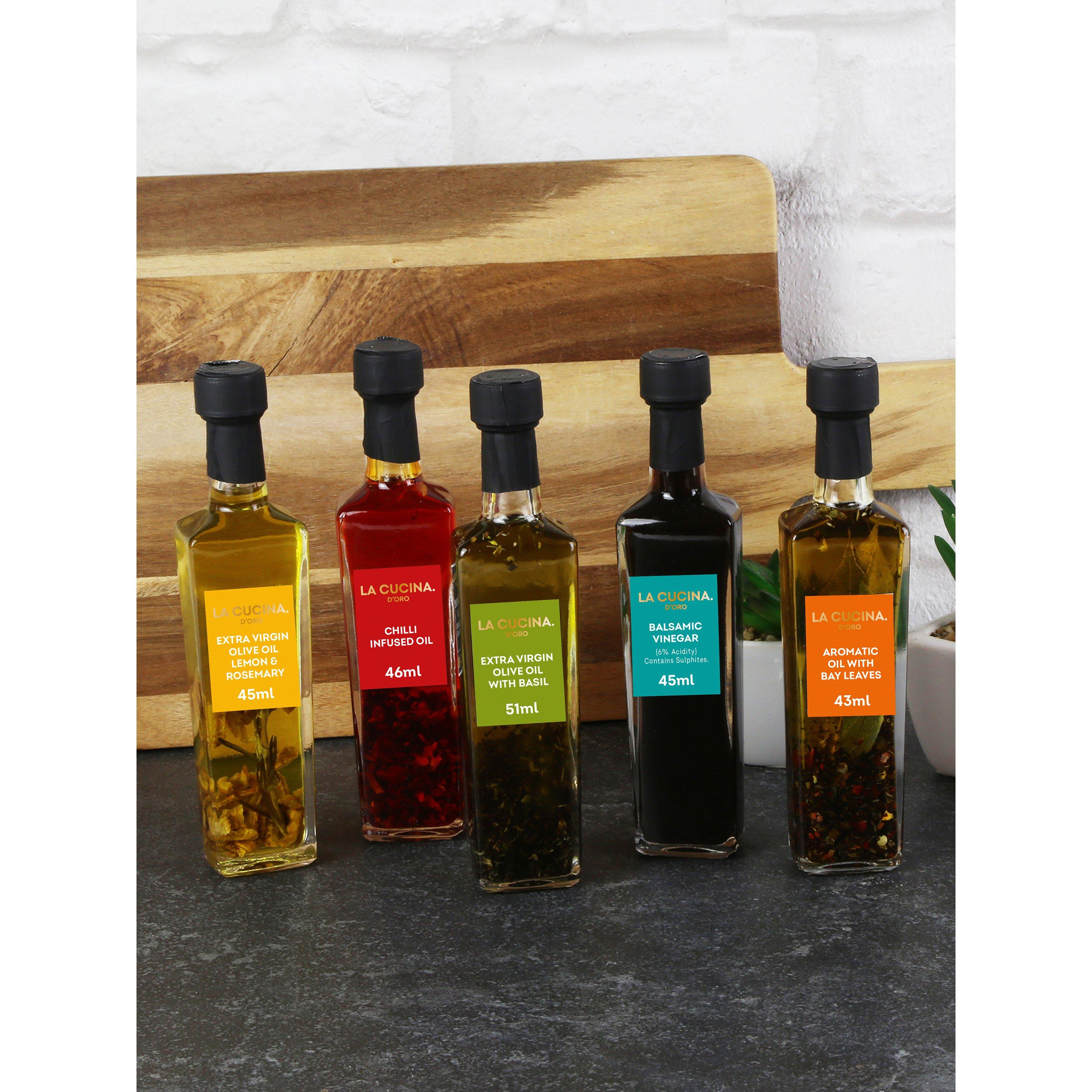 Olive Flavours - Kimm and Miller - Cucina Tasting Oil & Vinegar Selection 5 Pack - 4