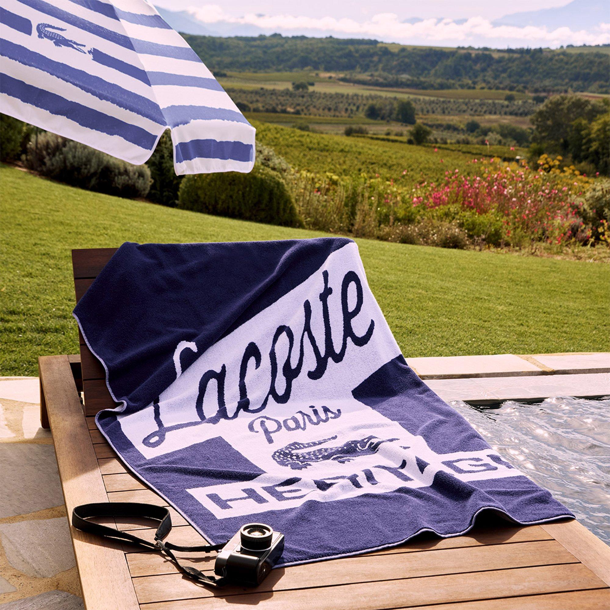 Marine - Lacoste - L Retro Beach Towel - 4
