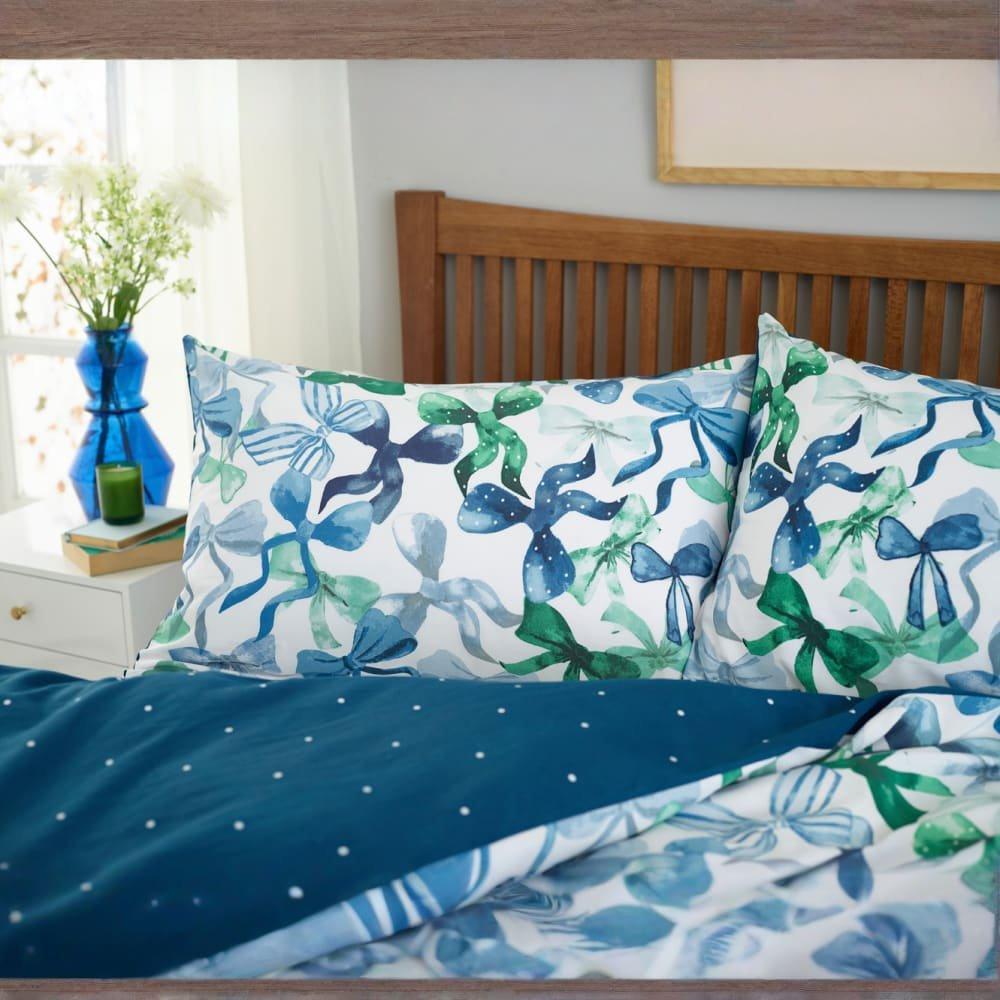 Blue - Deyongs - Bows Duvet 99 - 3