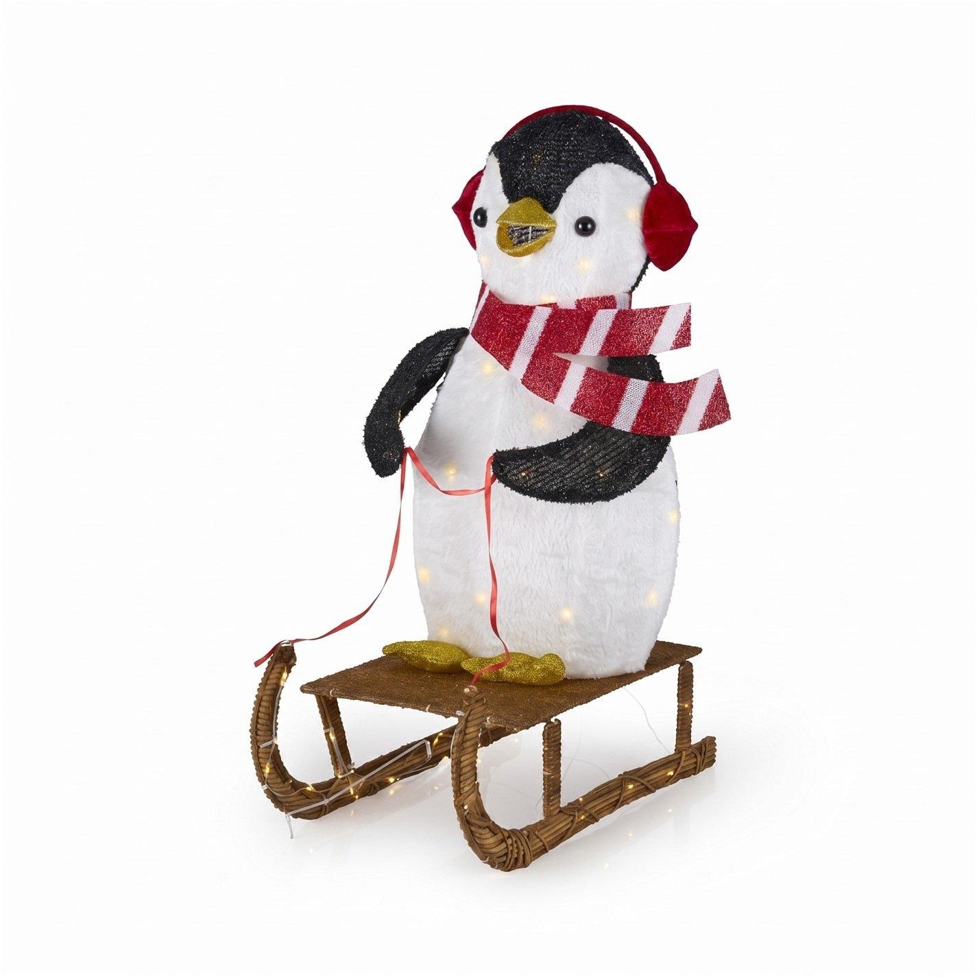 Penguin - The Spirit Of Christmas - Outdoor Skiing Penguin Light - 4